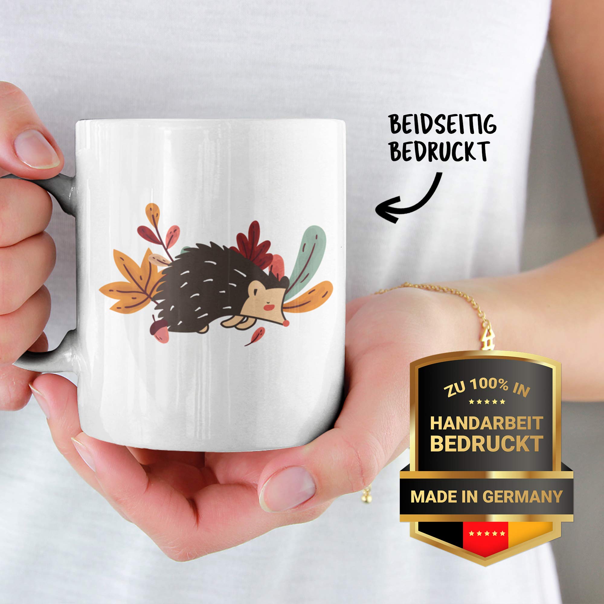 Igel Tasse Geschenk Hedge Hog Geschenkidee Igel Kaffeetasse Becher Kaffeebecher Tier Kakaotasse