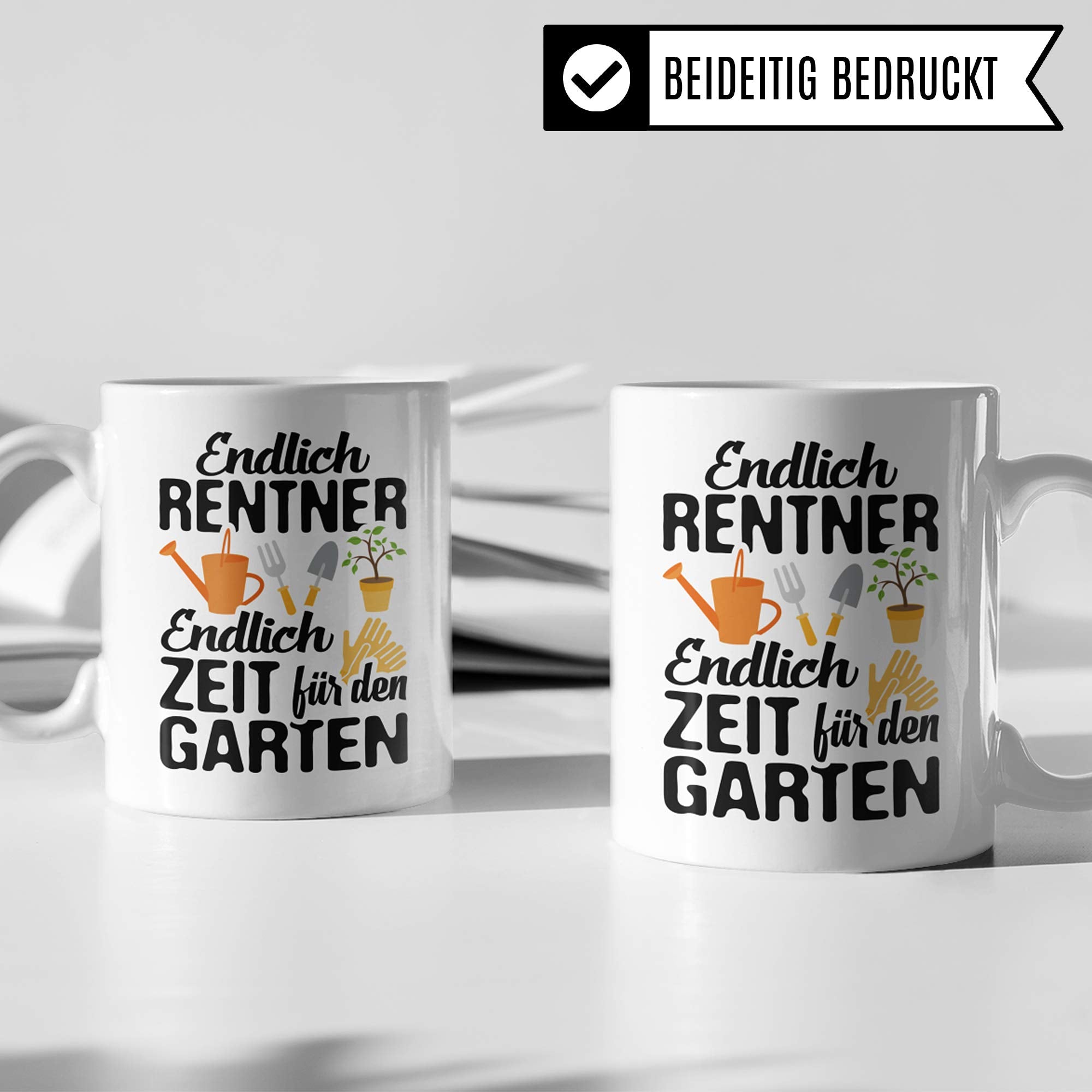 Pagma Druck Rentner Tasse, Renteneintritt Geschenk, Kaffeebecher Rentenbeginn Pension Garten Rentnerin Spruch Mann Frau, Arbeit Abschiedsgeschenk Rentner Geschenk Ruhestand Becher