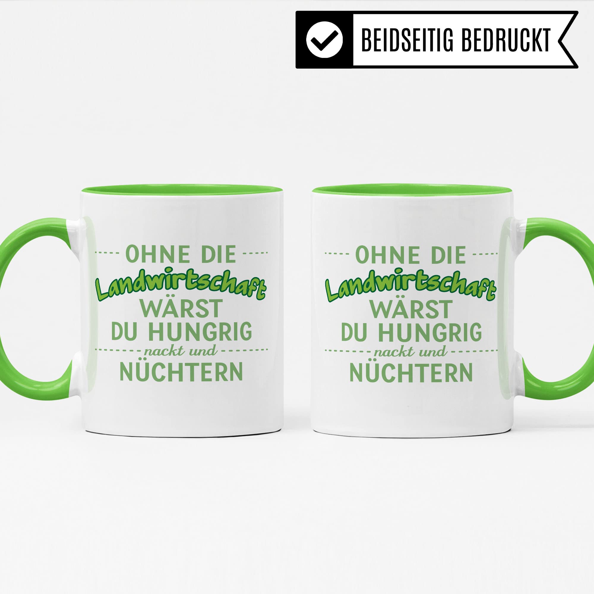 Landwirt Tasse Geschenk Landwirtschaft Kaffeetasse Witz Geschenkidee für Bauer Kaffeebecher Humor Becher