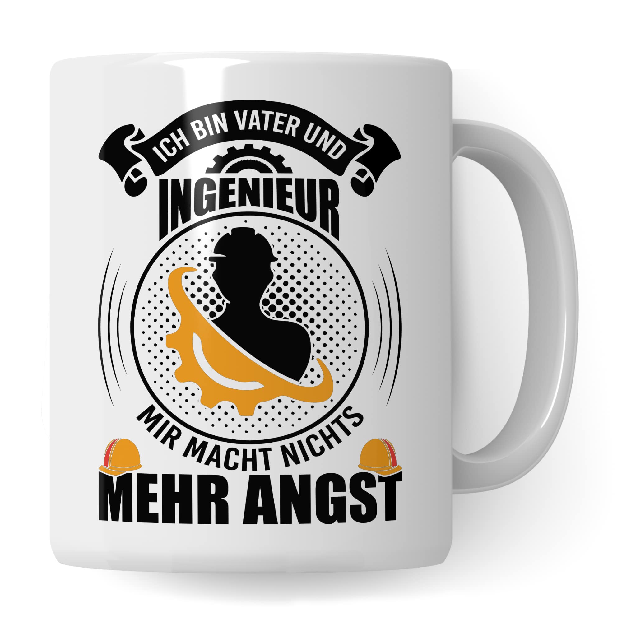 Ingenieur Tasse, Vater Geschenk lustig, Vatertag Geschenkidee, Papa Tasse mit Spruch lustig, Kollege Geschenk, Kaffeetasse Humor Witz Geschenk für Ingenieure, Kaffeebecher für Männer