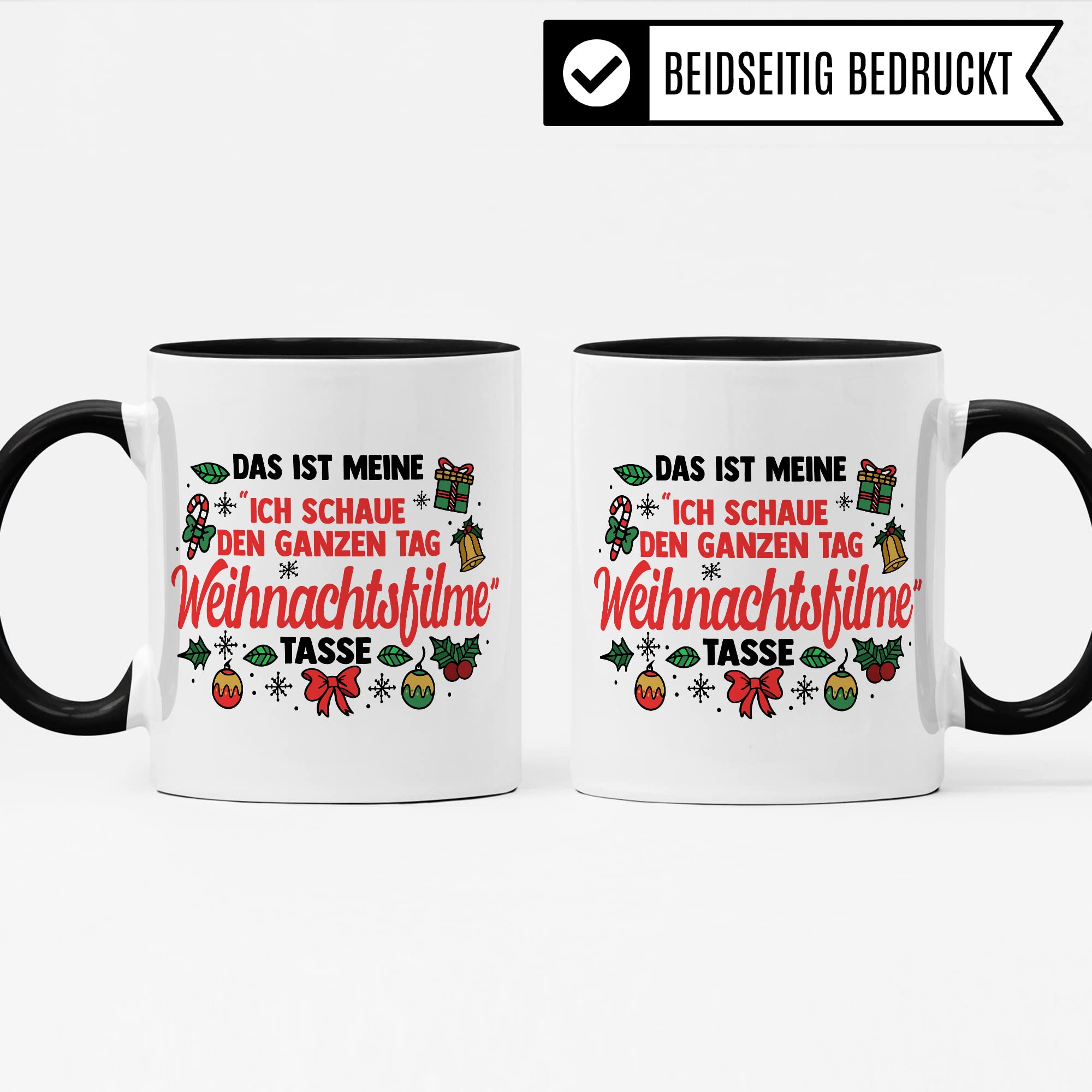 Weihnachten Tasse Weihnachts-Filme Kaffee-Becher Teetasse Christmas Glühweintasse Geschenk Geschenkidee Frohe Weihnachten Winter Kaffeetasse Fest Winter weihnachtlich X-Mas Advent Freundin Kollegin