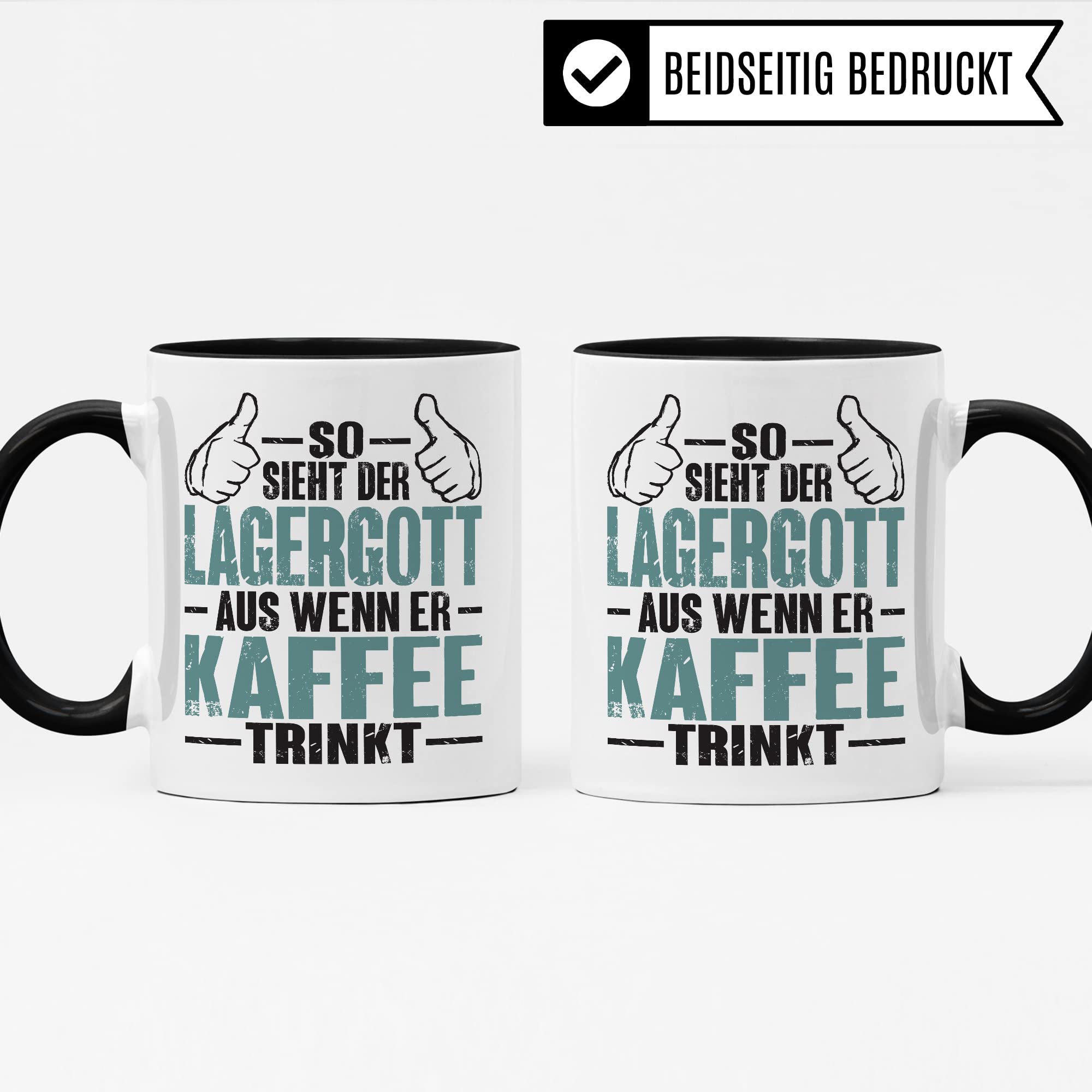 Tasse Lagerist Staplerfahrer Geschenk Gabelstaplerfahrer Kaffee-Tasse Humor Kaffeebecher Lagerarbeiter Geschenkidee Lagerlogistiker Kaffeetasse