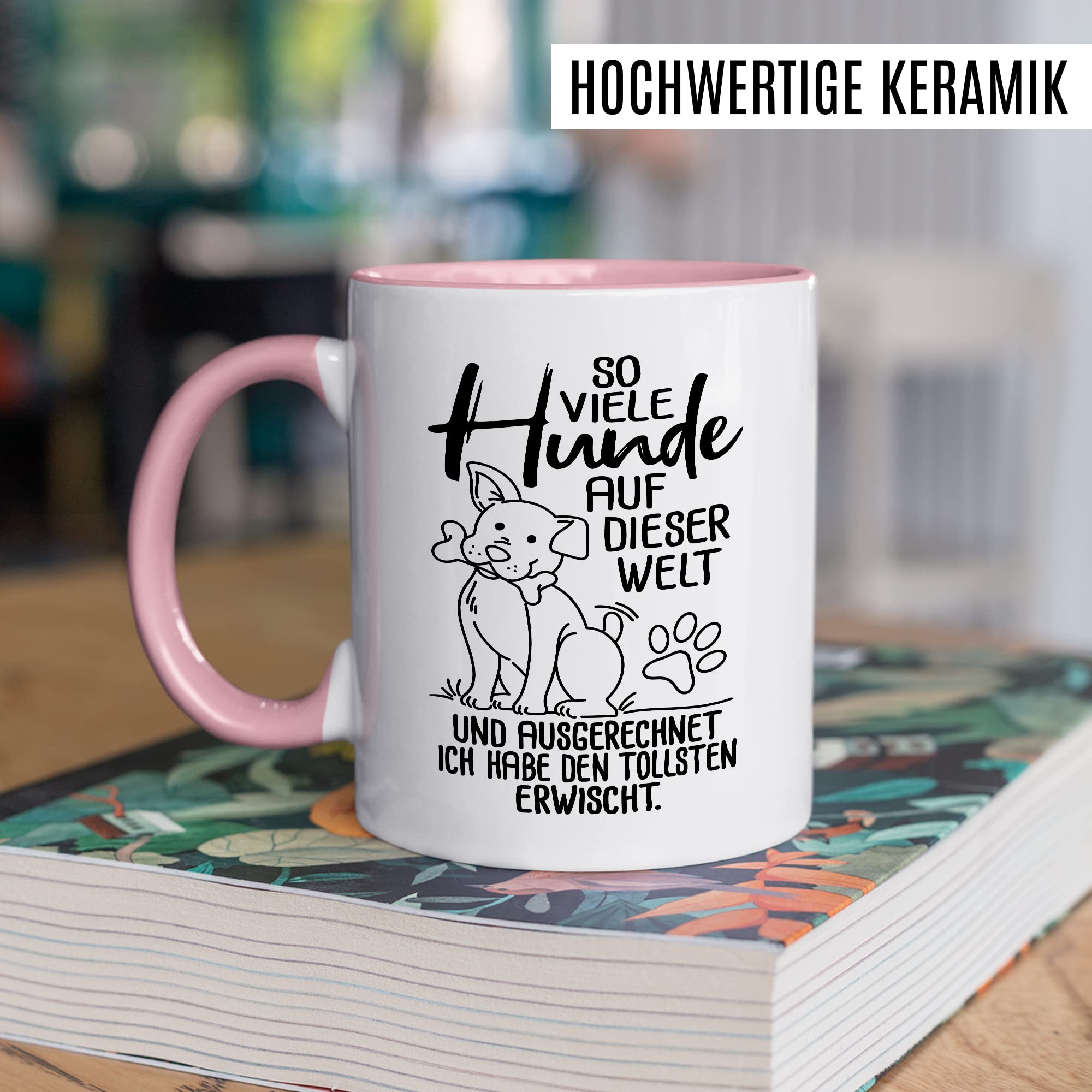 Tasse Hundebesitzer Geschenk, So viele Hunde auf dieser Welt Geschenkidee Hundehalter Kaffeetasse mit Spruch Kaffee-Becher Vierbeiner Tierfreund Hunde-Liebhaber Herrchen Frauchen