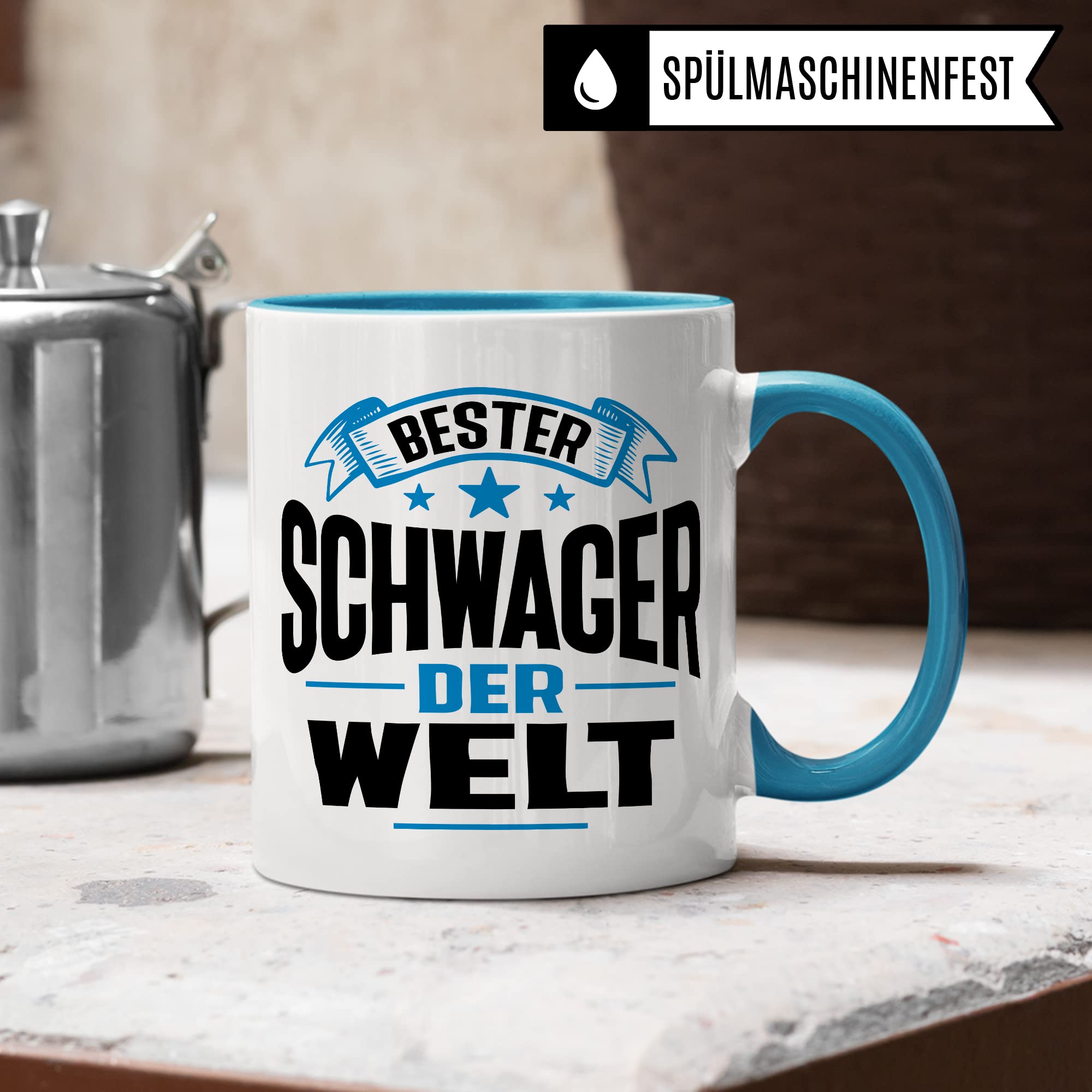 Tasse Schwägerin Geschenk, Beste Schwägerin der Welt Geschenkidee Schwägerin Geschenkidee Kaffee-Becher Teetasse Kaffeetasse mit Spruch lustig Familie