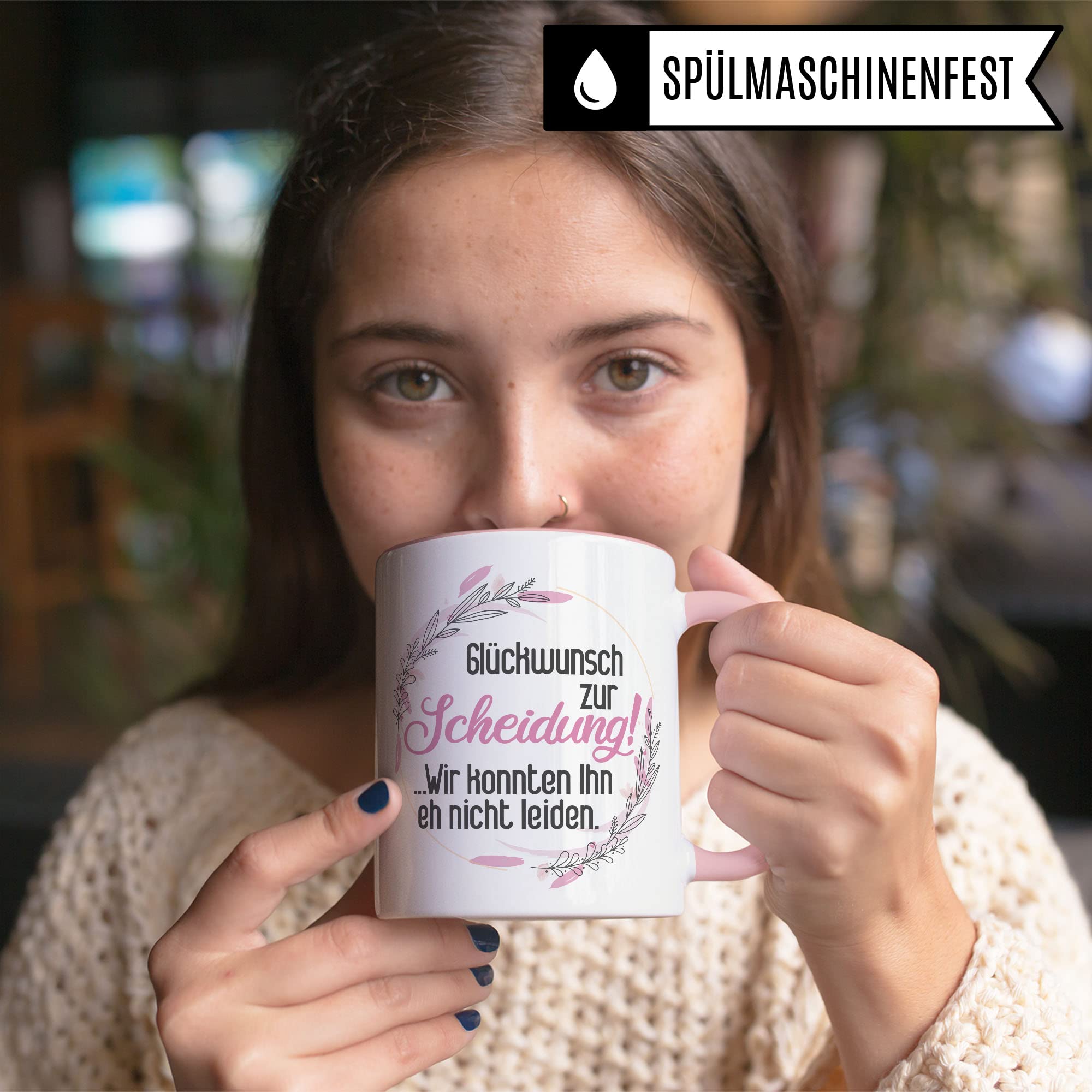 Tasse Scheidung, Glückwunsch zur Scheidung, Spruch Scheidungsparty Frau Scheidung Geschenke Frauen Trennung Kaffeetasse