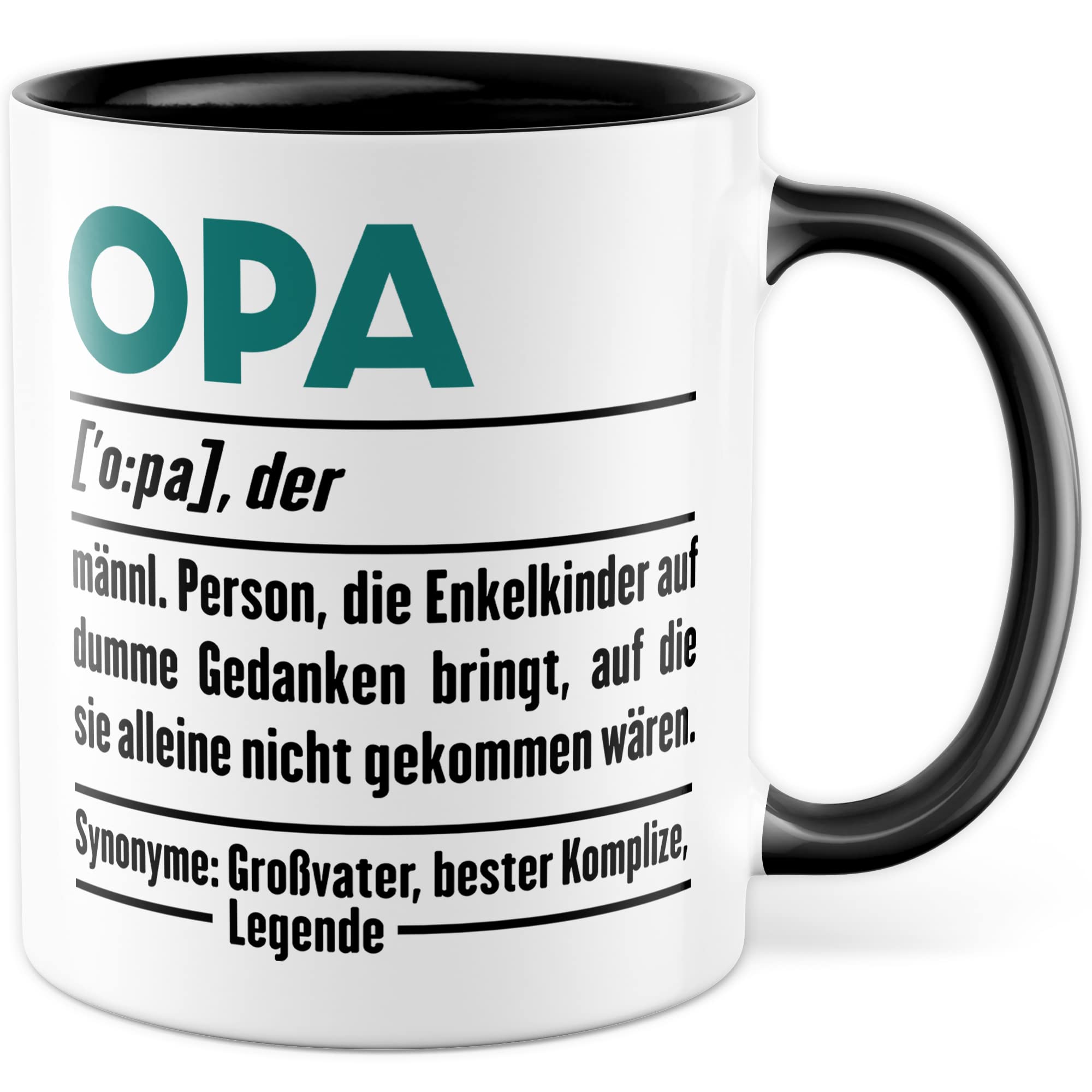 Tasse Opa Enkel Spruch Opas Geschenk Großvater schöne Geschenkidee Kaffee-Becher