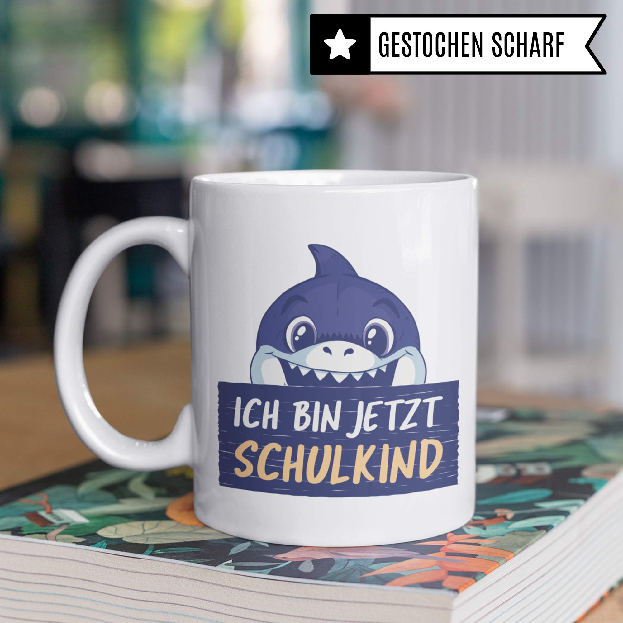 Pagma Druck Einschulung Tasse, Geschenke Schulanfang Junge, Schulbeginn Schulstart Grundschule Teetasse, Schulkind Becher Einschulung Geschenk, Geschenkidee für Erstklässler Schultüte Inhalt