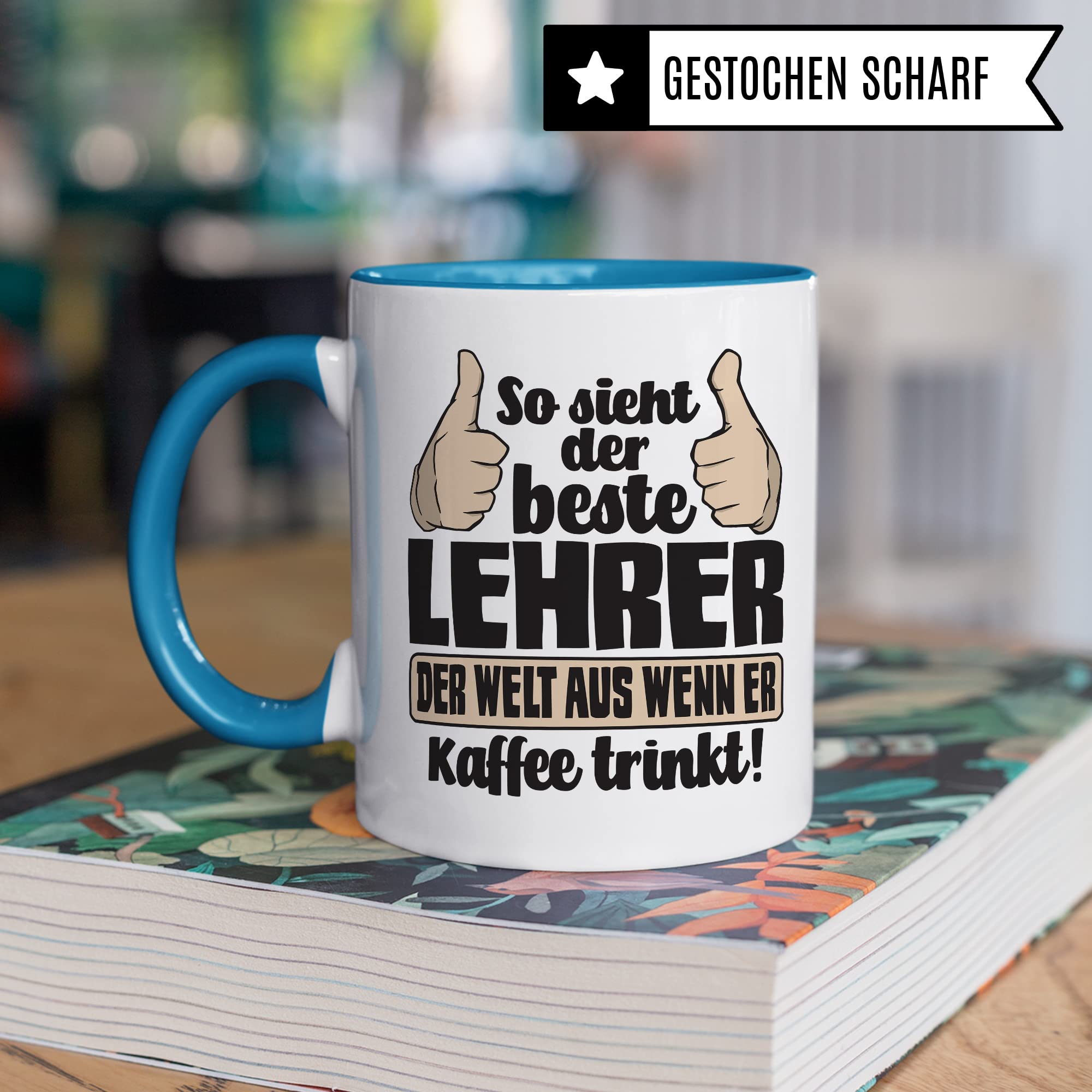 Lehrer Tasse mit Spruch lustig Kaffee-Tasse Lehrer Geschenkidee Lehrer Geschenk Grundschule Tasse Abschied Lehrer Abschiedsgeschenk Gymnasium Kaffee-Becher