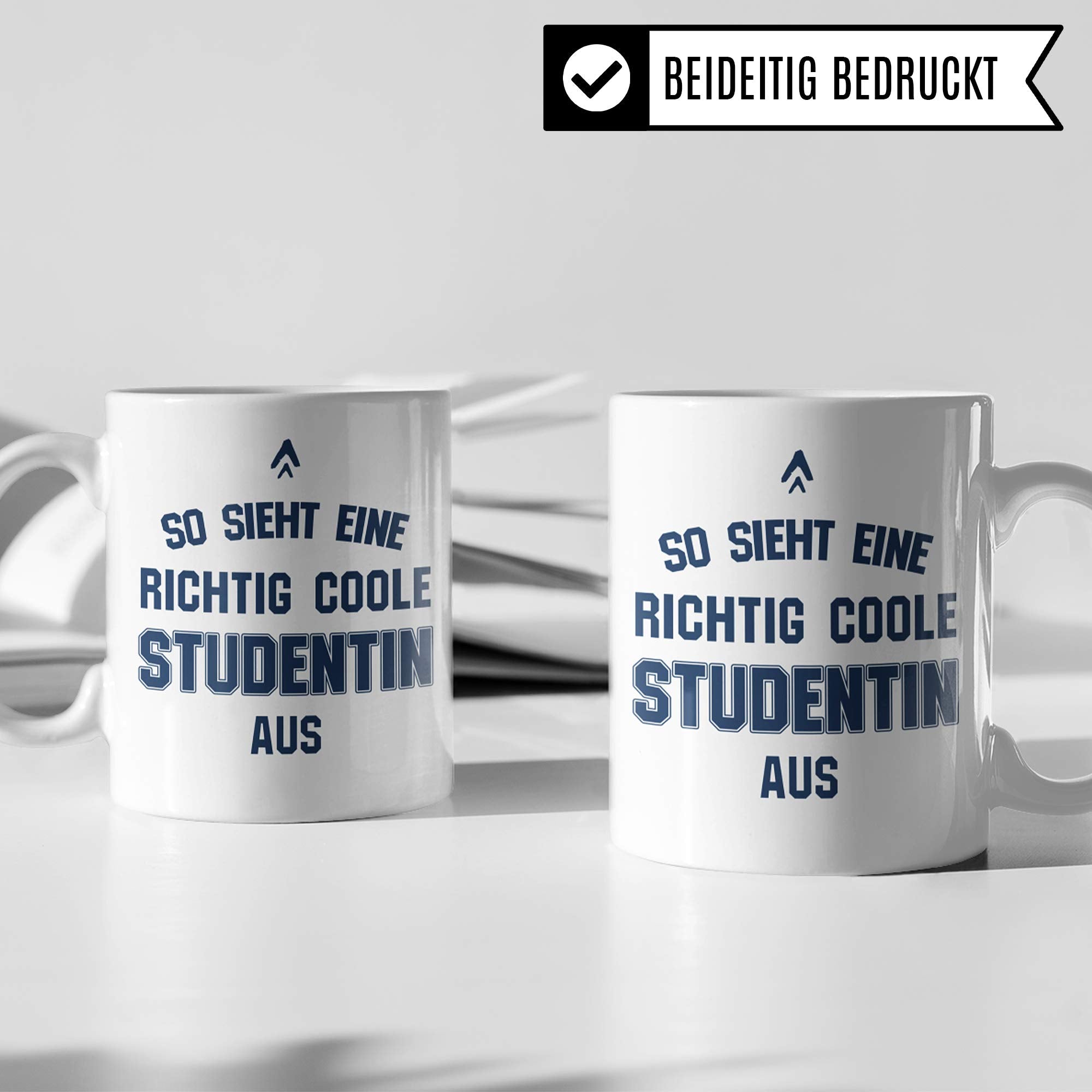 Pagma Druck Tasse Studentin, Studium Geschenk Anfang, Studieren Uni Becher Geschenkidee, Ersti Kaffeetasse für Studenten Universität Beginn Kaffeebecher