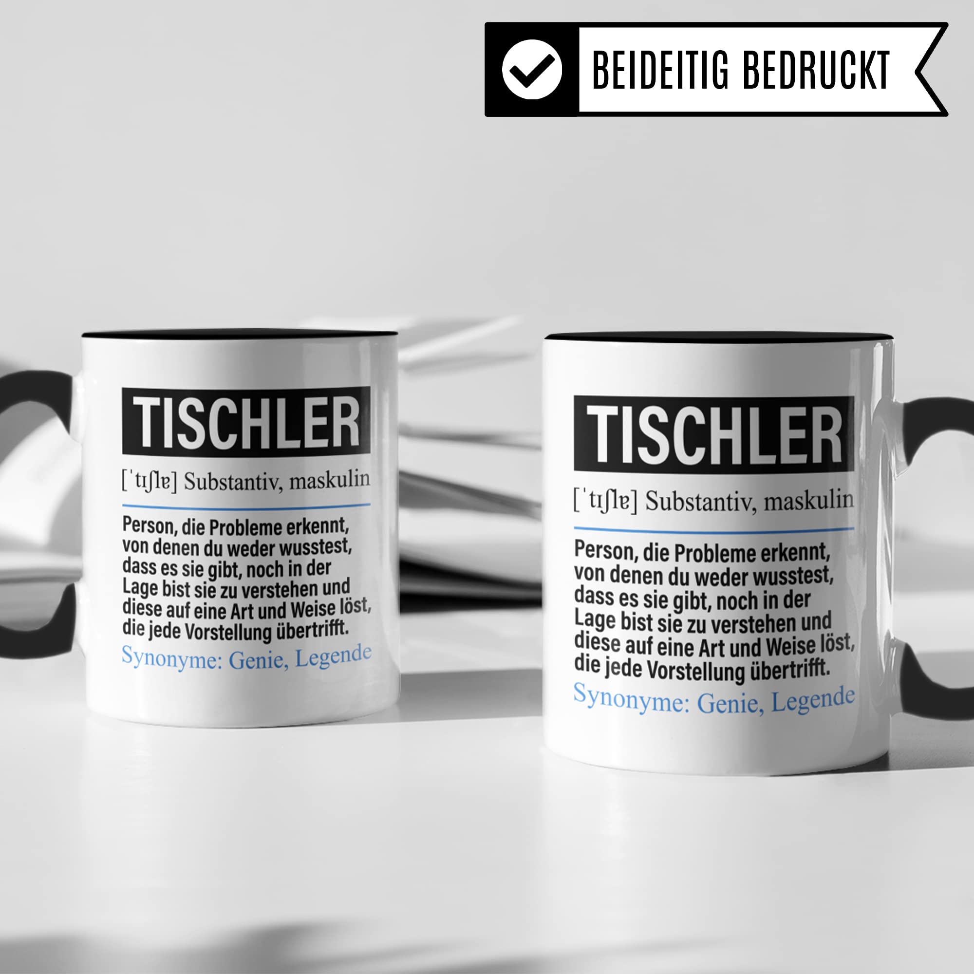 Tasse Tischler lustig, Tischler Geschenk Beruf, Spruch Kaffeebecher Tischlerei Geschenkidee, Beruf Tischlermeister Kaffee-Tasse Teetasse Becher