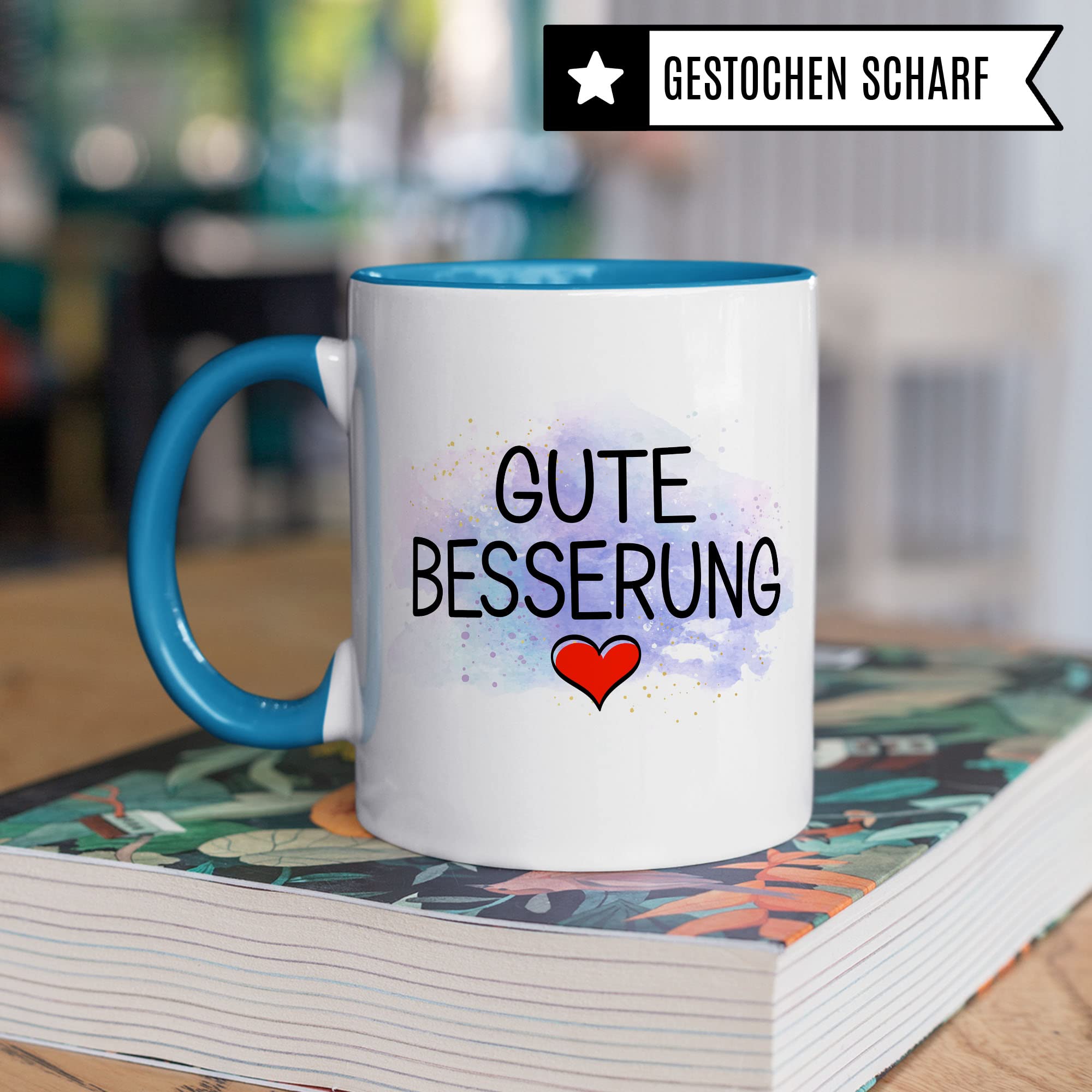 Tasse Gute Besserung Geschenke Werde schnell wieder gesund Krankenhaus-aufenthalt, schöner Spruch Geschenkidee Kaffeetasse Kaffeebecher