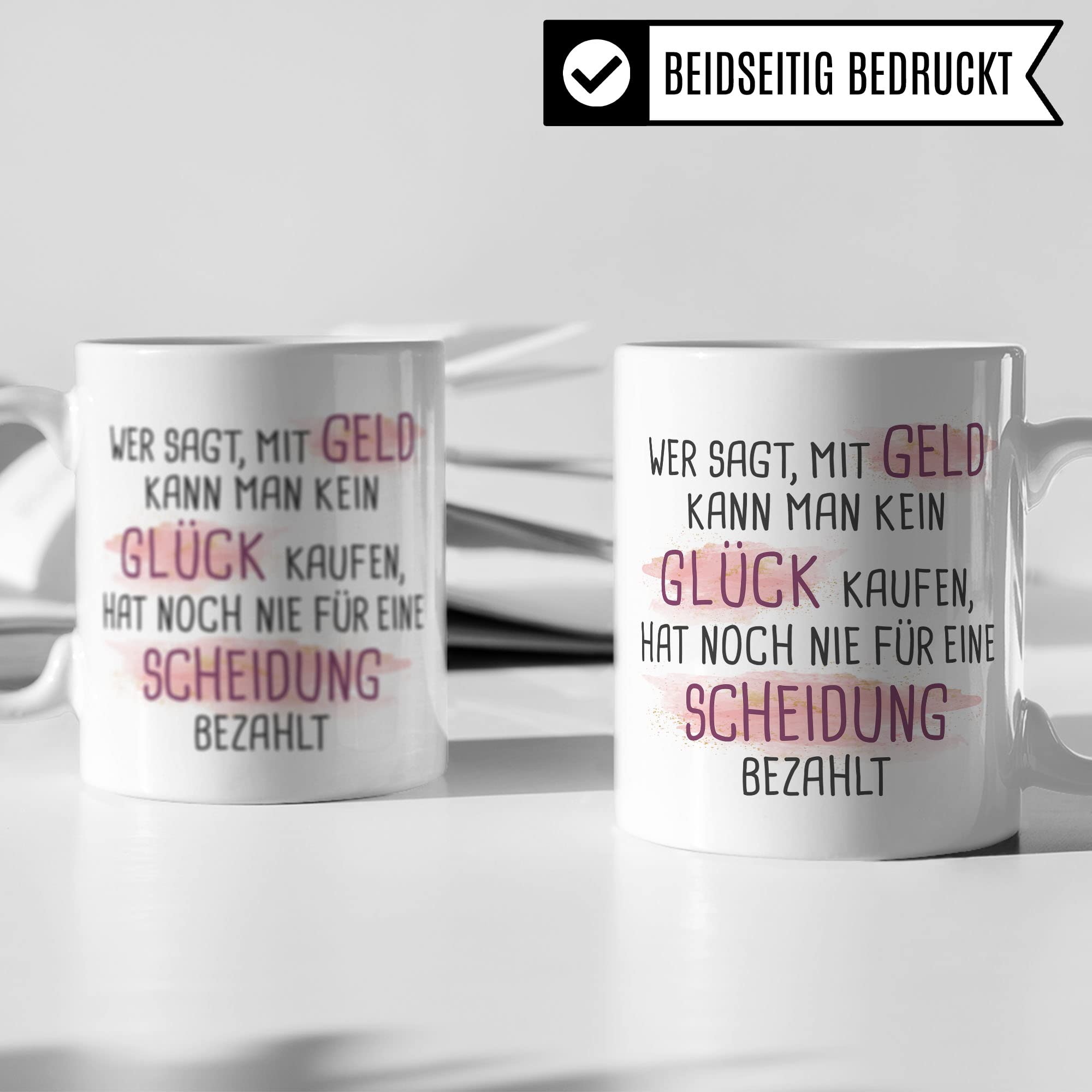 Tasse Scheidung Geschenke Frauen, Glückwunsch zur Scheidung, Spruch Scheidungsparty Frau Scheidung Geschenk Trennung Kaffeetasse