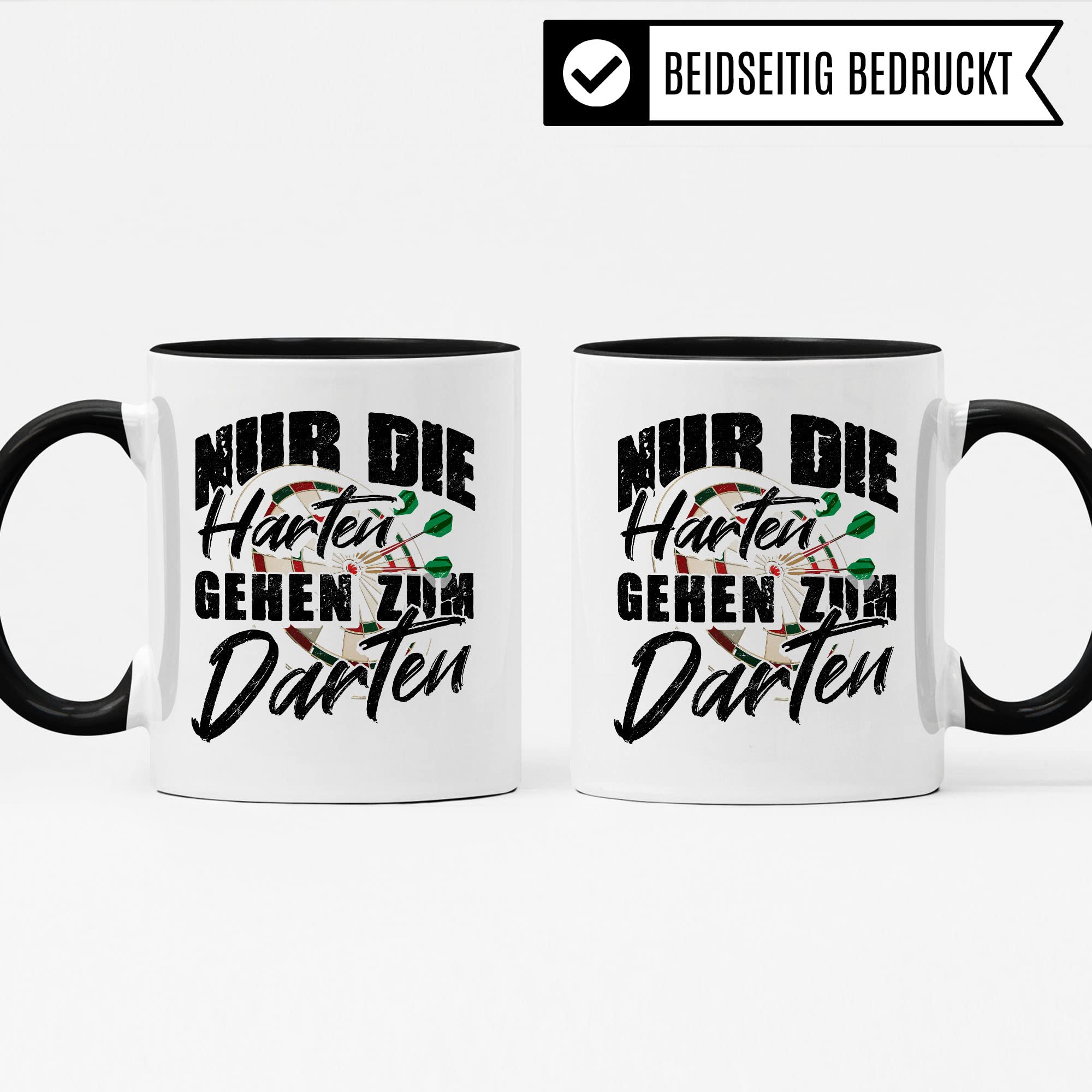 Dartspiel Tasse Geschenkidee Dart Kaffeetasse Humor Witz Geschenk für Dartspieler Kaffeebecher Darts Becher