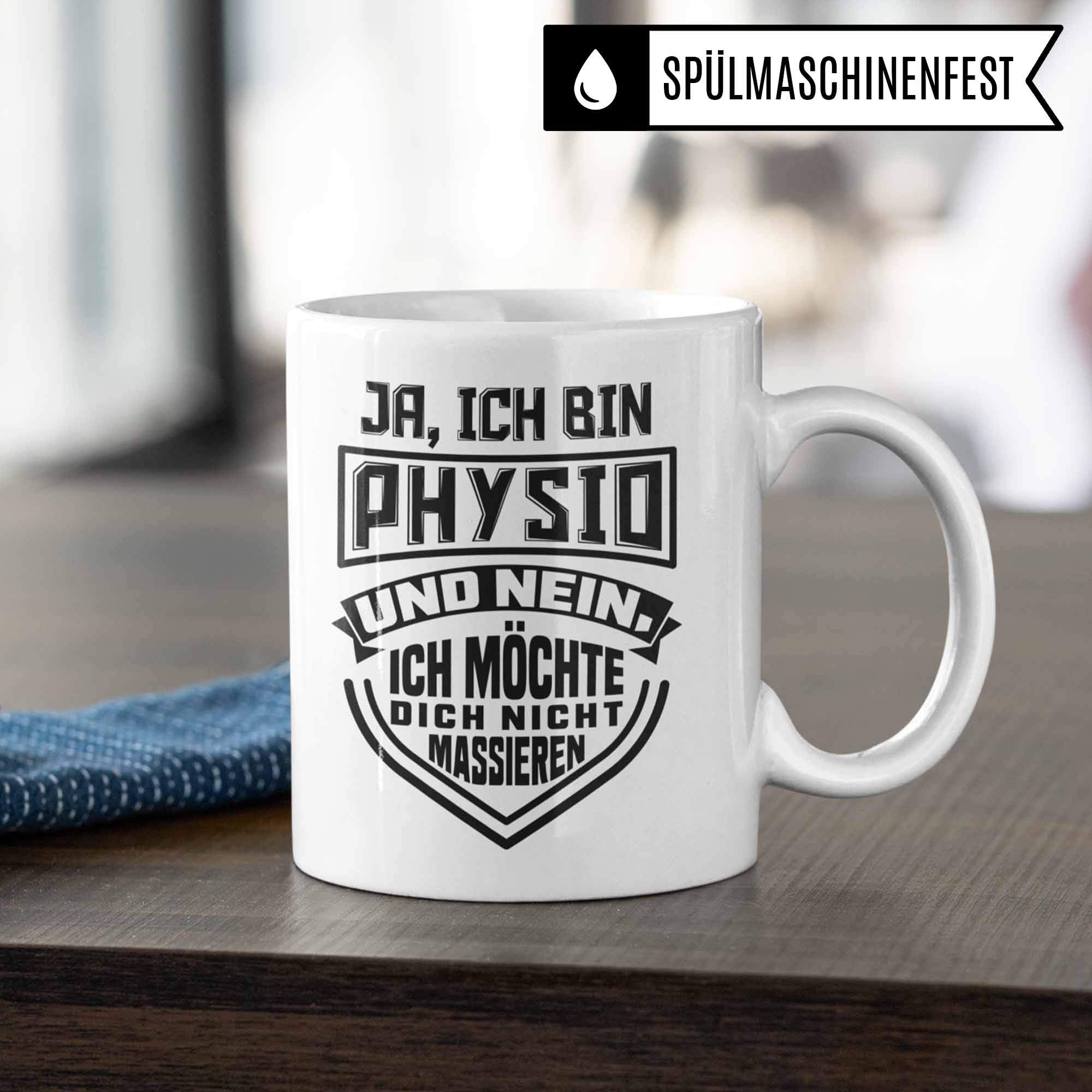 Pagma Druck Physiotherapie Tasse, Physiotherapeuten Geschenke Kaffeetasse Spruch, Physio Physiotherapeutin, Krankengymnastik Physiotherapeuten Geschenkidee Becher