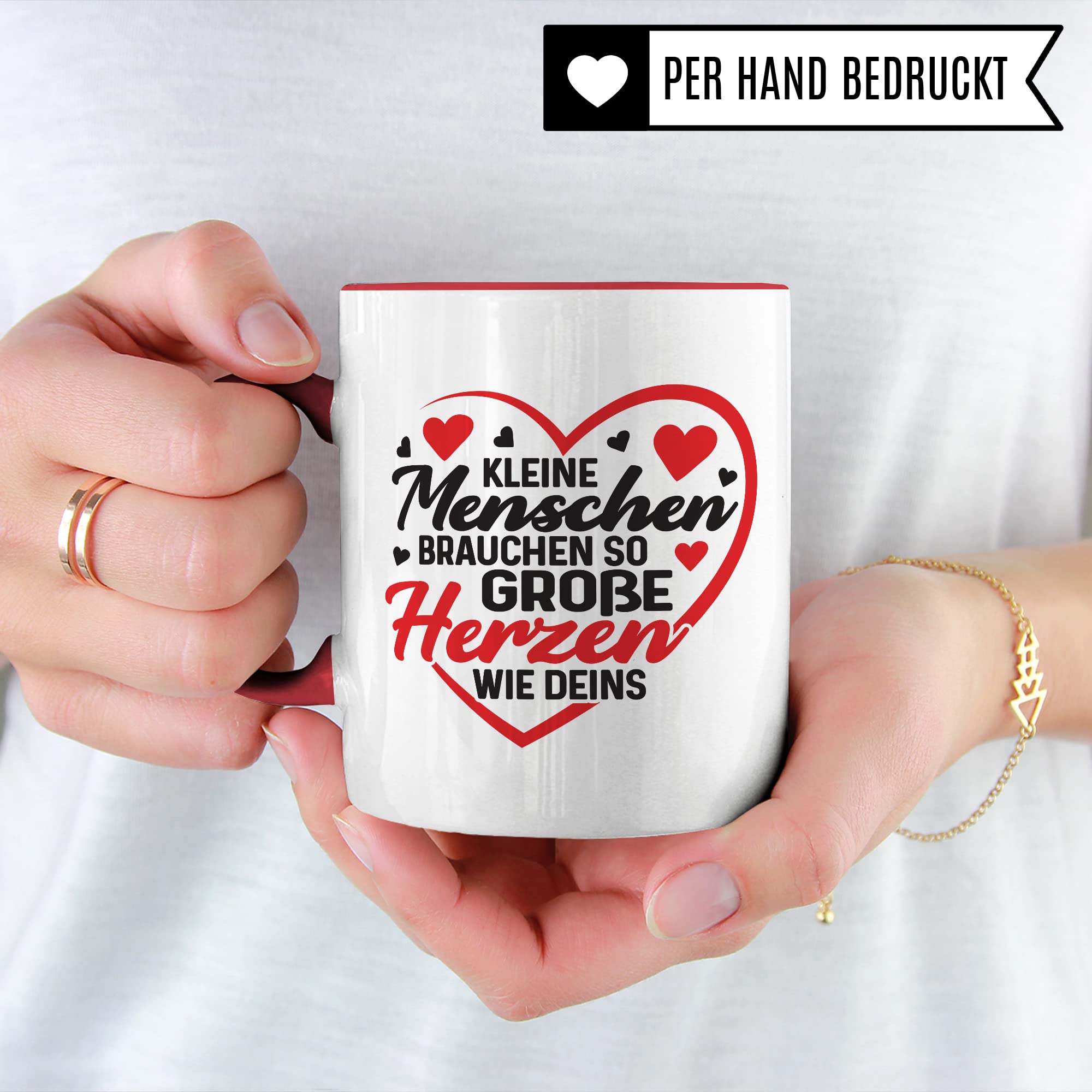 Tasse Erzieherin & Lehrerin Geschenk Kaffee-Tasse Lehrerin Geschenkidee Grundschule Tasse Abschied Kinderpflegerin Abschiedsgeschenk Gymnasium Kaffee-Becher