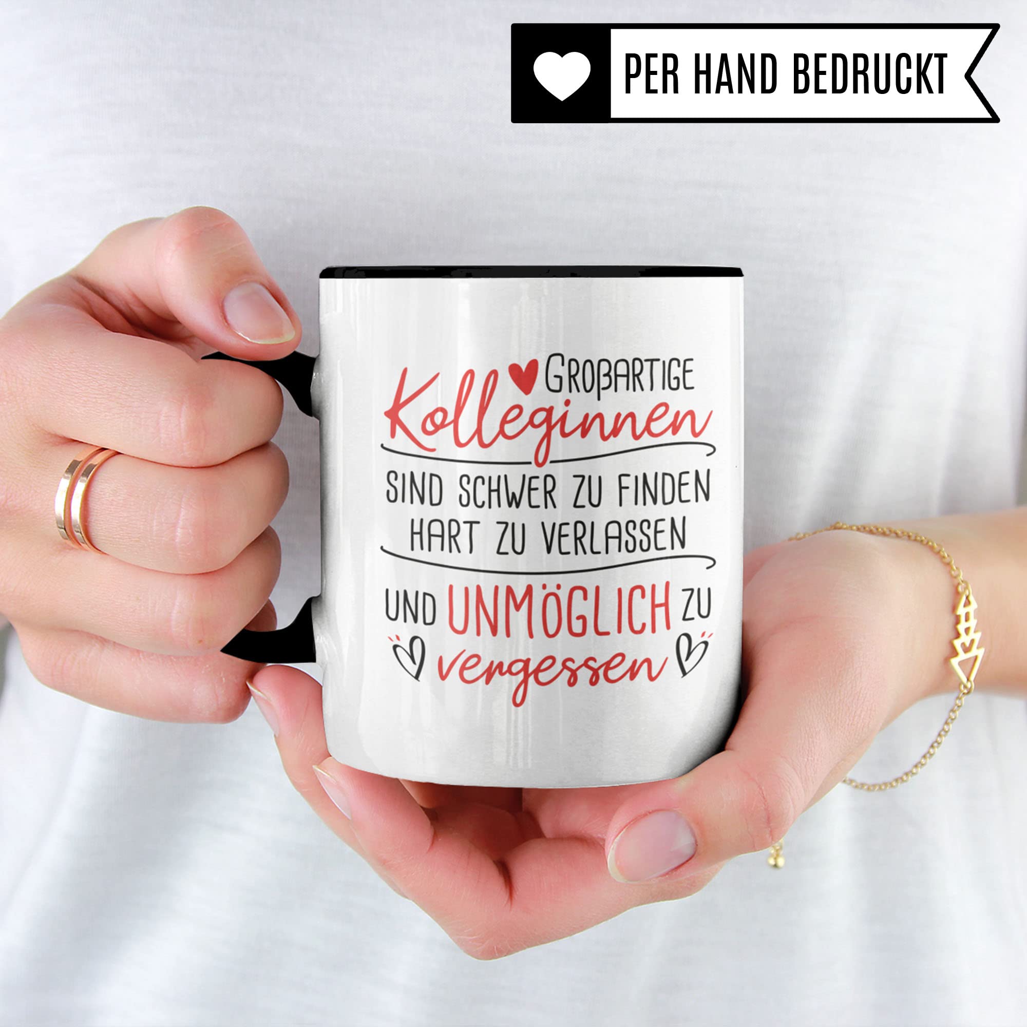 Tasse Kollegin Abschiedsgeschenk - Neuer Job Geschenk Frau Kaffeetasse - Geschenkidee Abschied Jobwechsel Rente Renteneintritt Verabschiedung Kolleginnen Kollege Kaffee-Becher