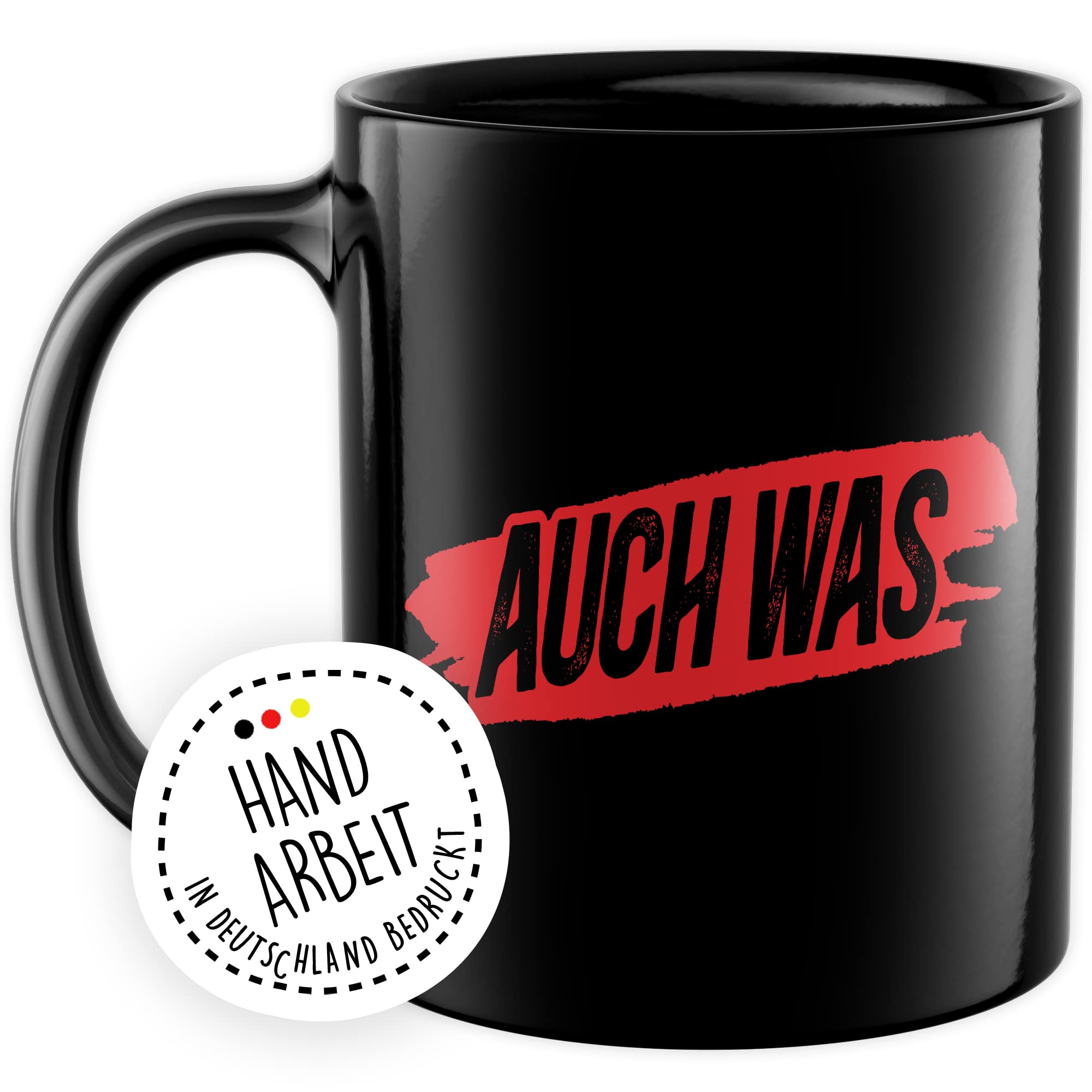 Tasse Spruch lustig, Auf der Rückseite steht auch was Tasse mit Spruch lustig Geschenk Geschnekidee Kaffee-Becher Kaffeetasse Humor Flachwitz Schenkelklopfer witzig