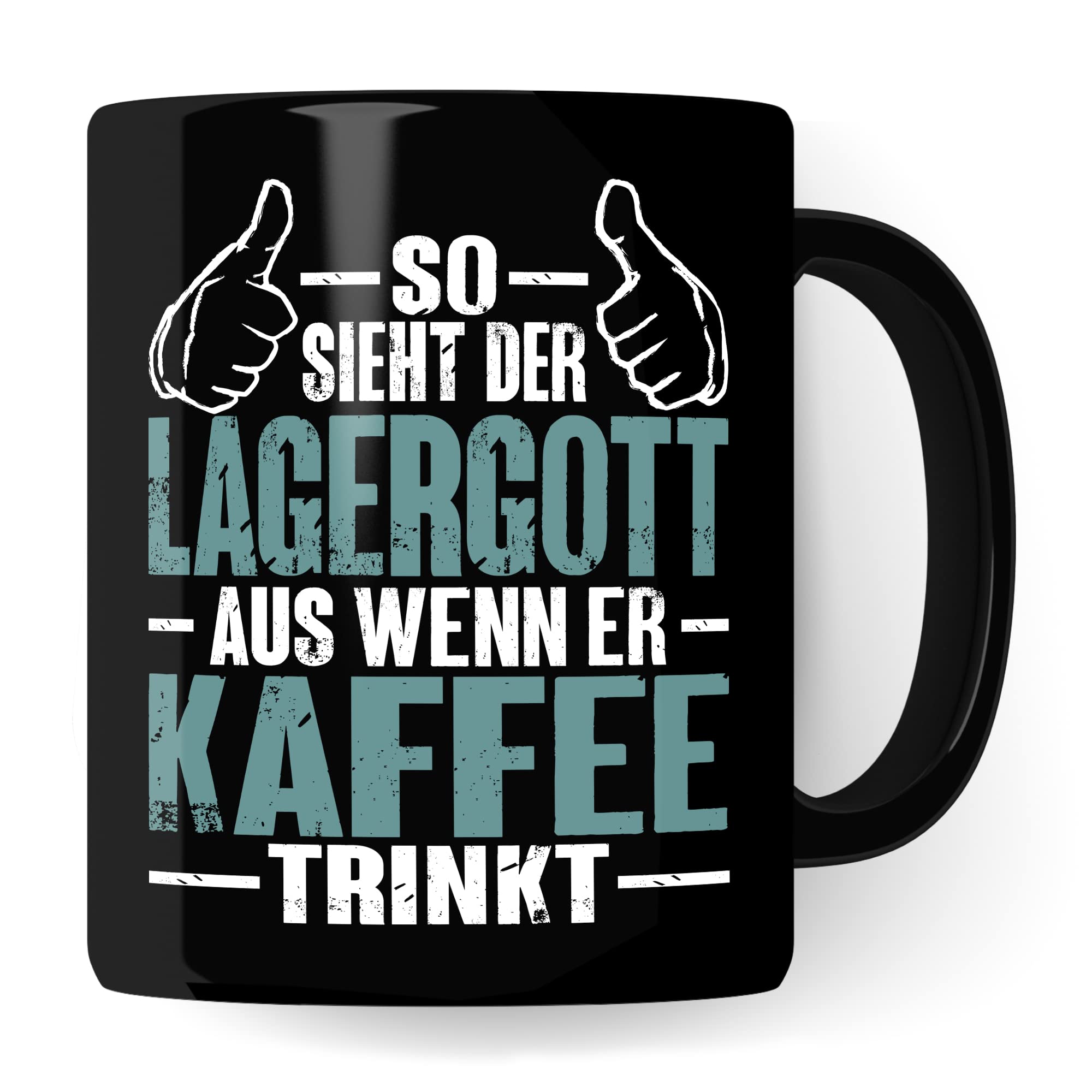 Tasse Lagerist Staplerfahrer Geschenk Gabelstaplerfahrer Kaffee-Tasse Humor Kaffeebecher Lagerarbeiter Geschenkidee Lagerlogistiker Kaffeetasse