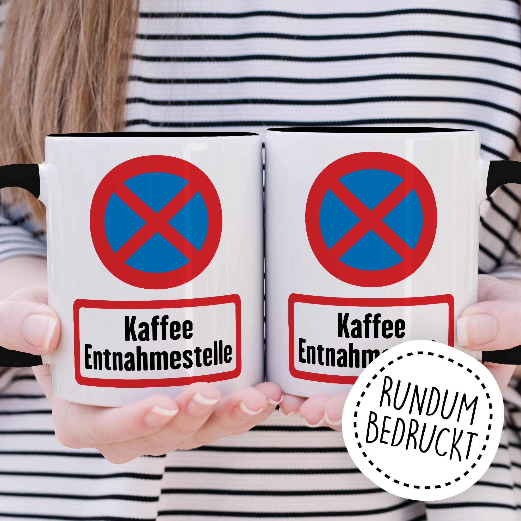 Kaffee Entnahmestelle Tasse Feuerwehr Geschenkidee Kaffeetasse mit lustigen Spruch Geschenk für Feuerwehrmann Kaffeebecher Feuerwehrauto Becher