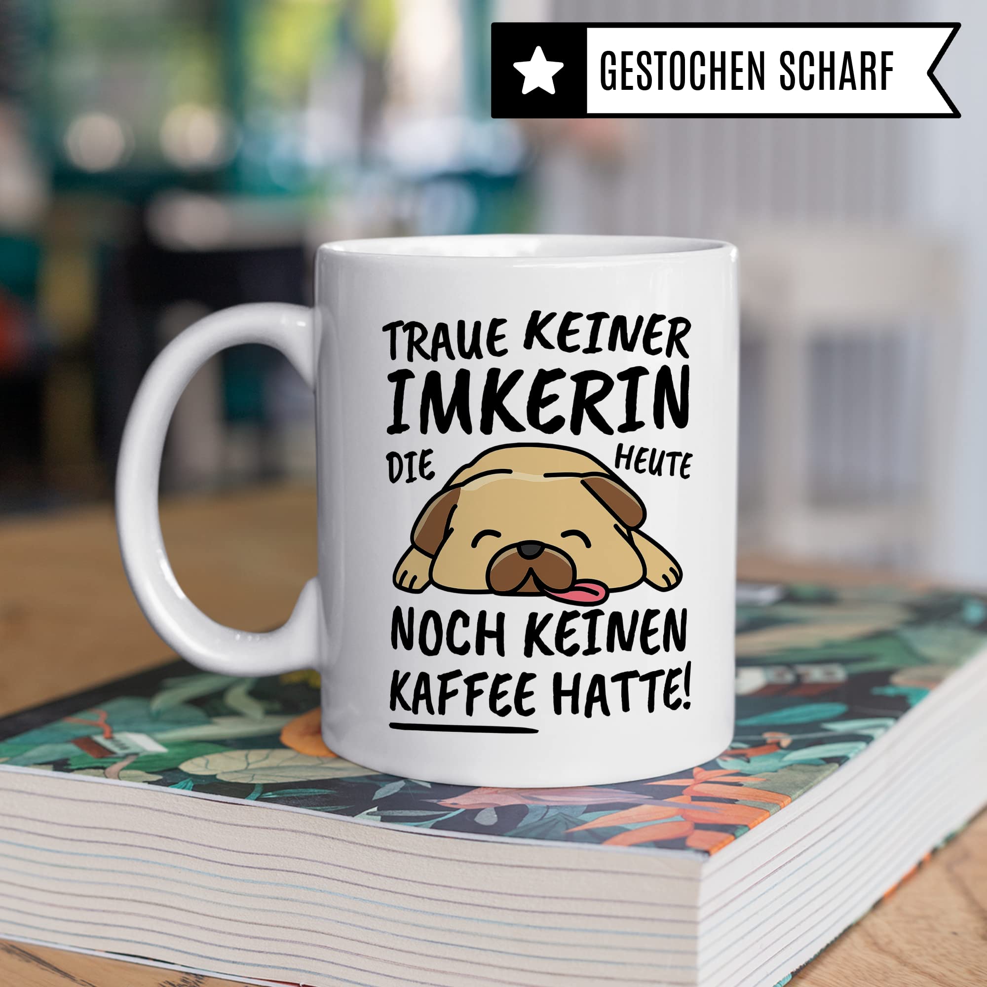 Tasse Imkerin lustig, Imkerin Geschenk Beruf, Spruch Kaffeebecher Imkerinnen Geschenkidee, Imkerei Bienen Insekten Honig Bienenzüchterin Zeidlerin Bienenmutter Kaffee-Tasse Teetasse Becher