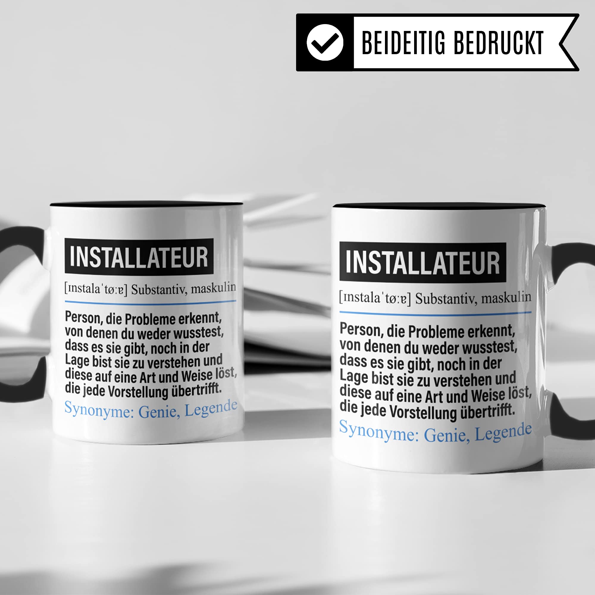 Installateur Tasse lustig, Heizungsbauer Geschenk, Spruch Heizungsbau Installateur Geschenkidee, Kaffeetasse Klempner Kaffeebecher Teetasse Heizungsinstallateur Becher