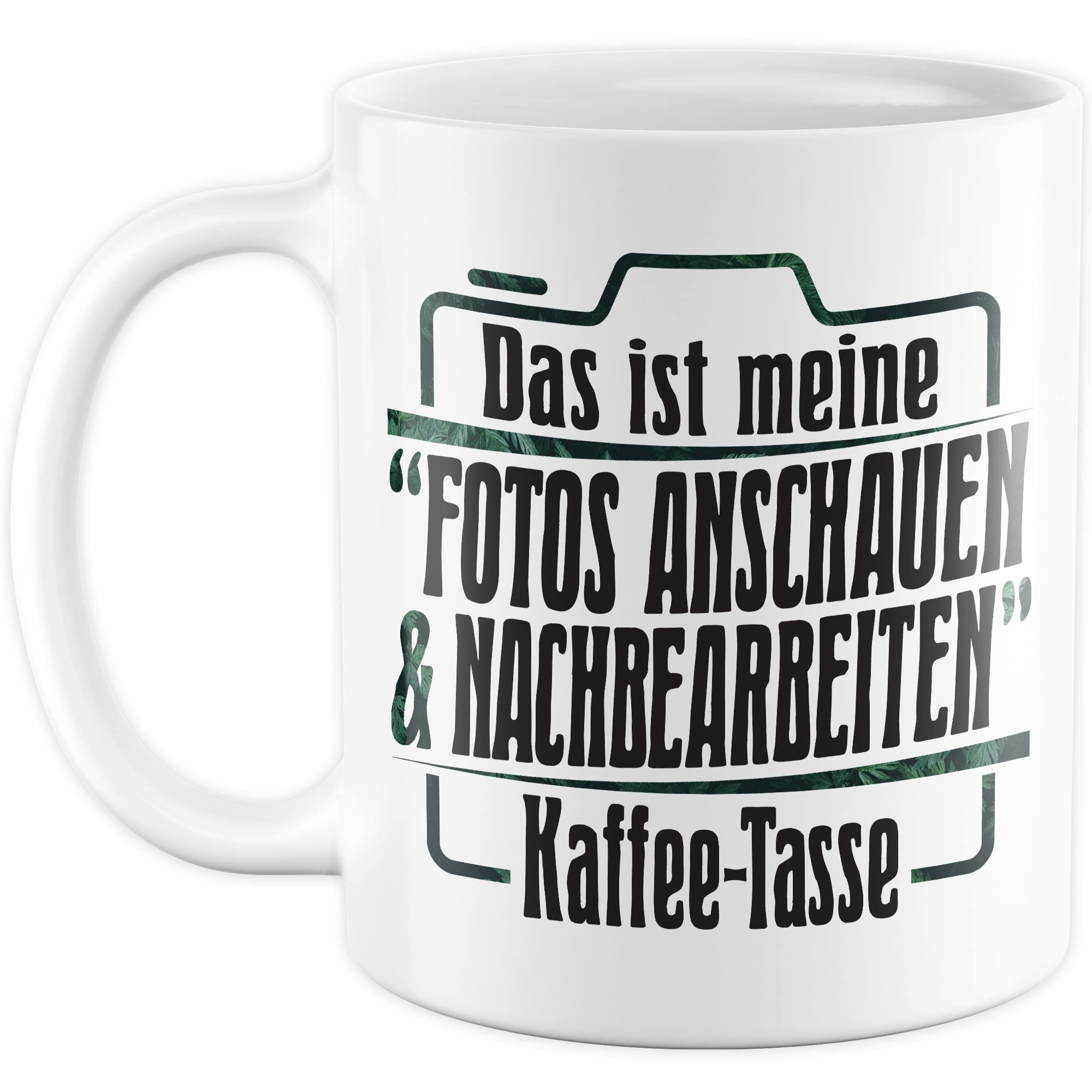 Tasse Fotograf Geschenk, Das ist meine "Fotos anschauen & nachbearbeiten" Kaffee-Tasse Geschenkidee Kaffee-Becher Tasse mit Spruch lustig Kameramann Kamera-Liebhaber