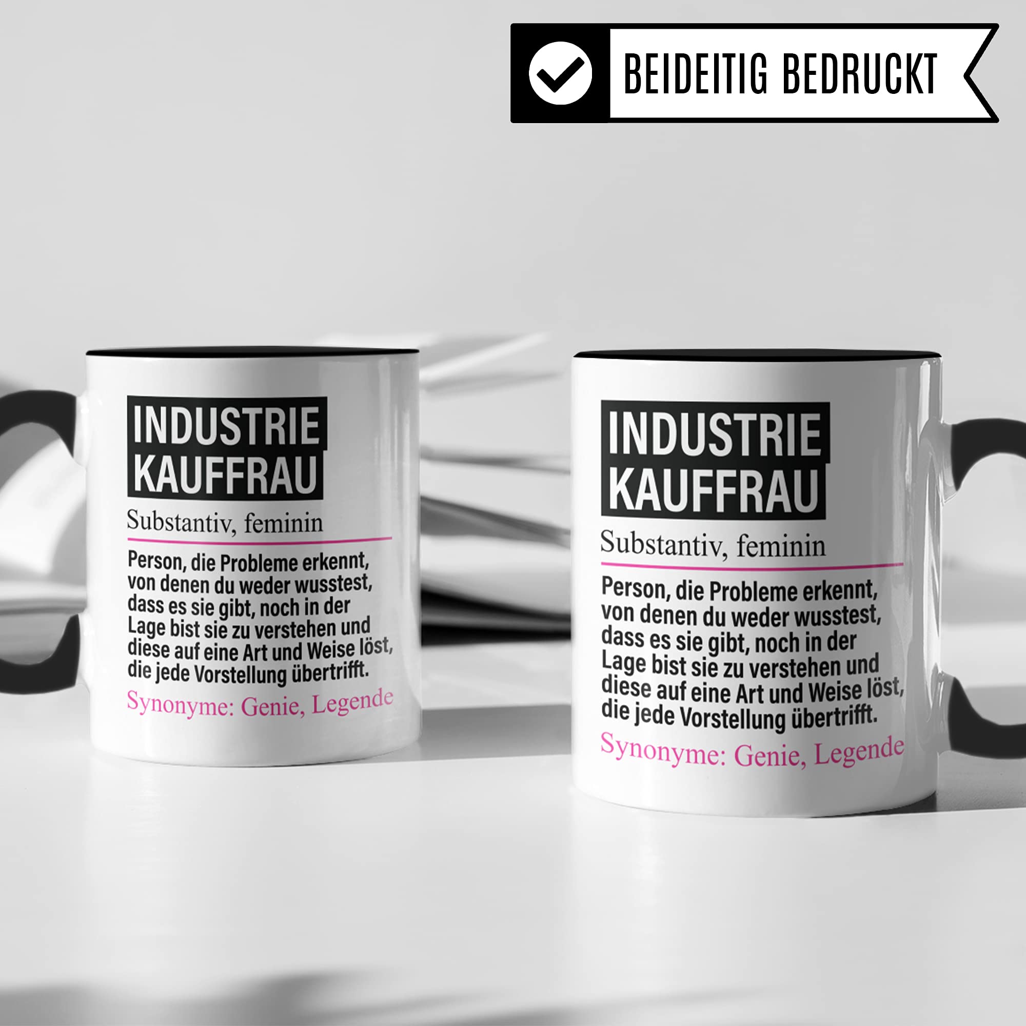 Tasse Industriekauffrau lustig, Industrie Kauffrau Ausbildun Geschenk, Spruch Kaffeebecher Geschenkidee, Kaffeetasse Beruf Industriekauffrauen Teetasse Becher