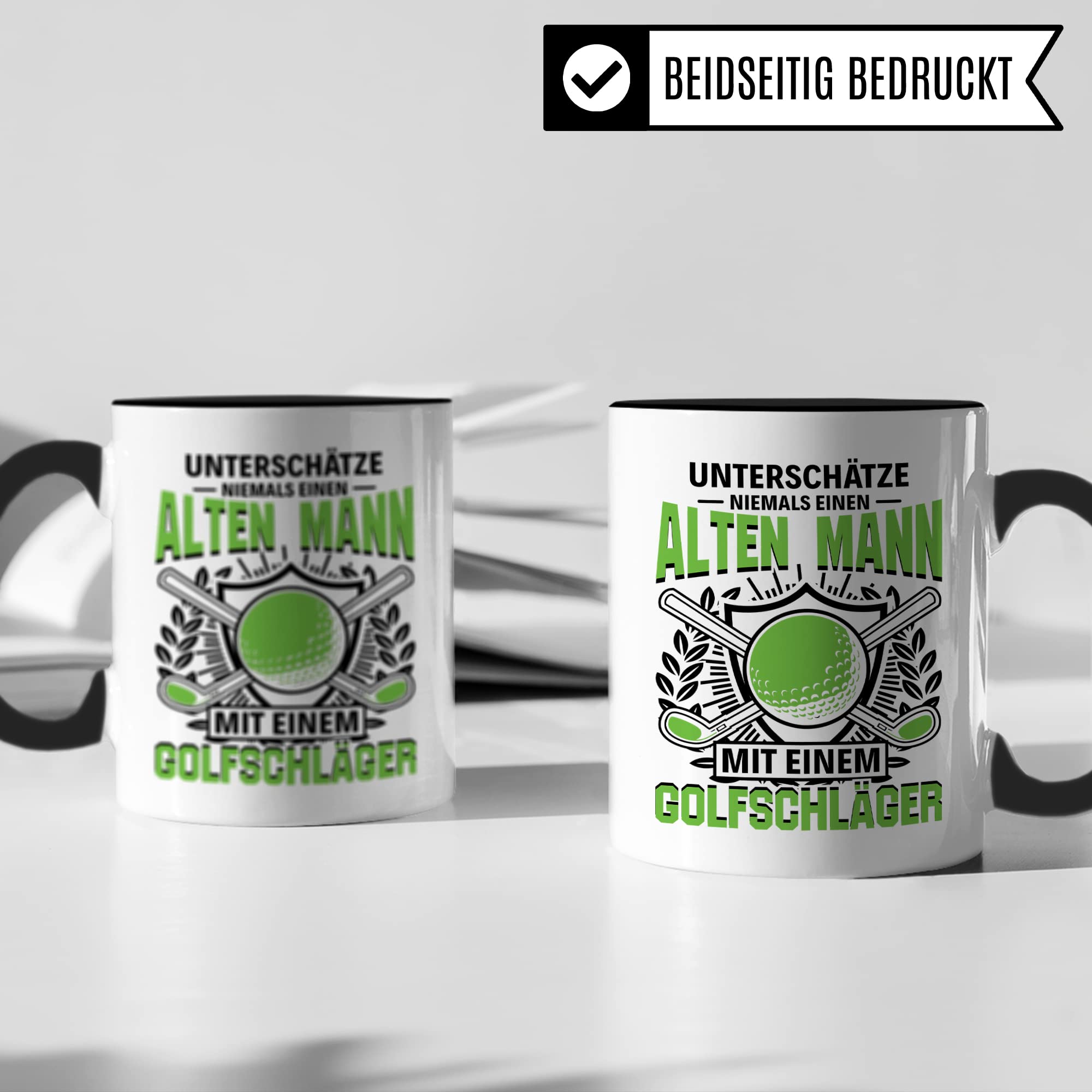 Golf Tasse, Golfer Opa Geschenk lustig, Rentner Geschenkidee, Tasse mit Golf Spruch lustig, Kaffeetasse Humor Witz Geschenk für Golfer, Kaffeebecher für Männer