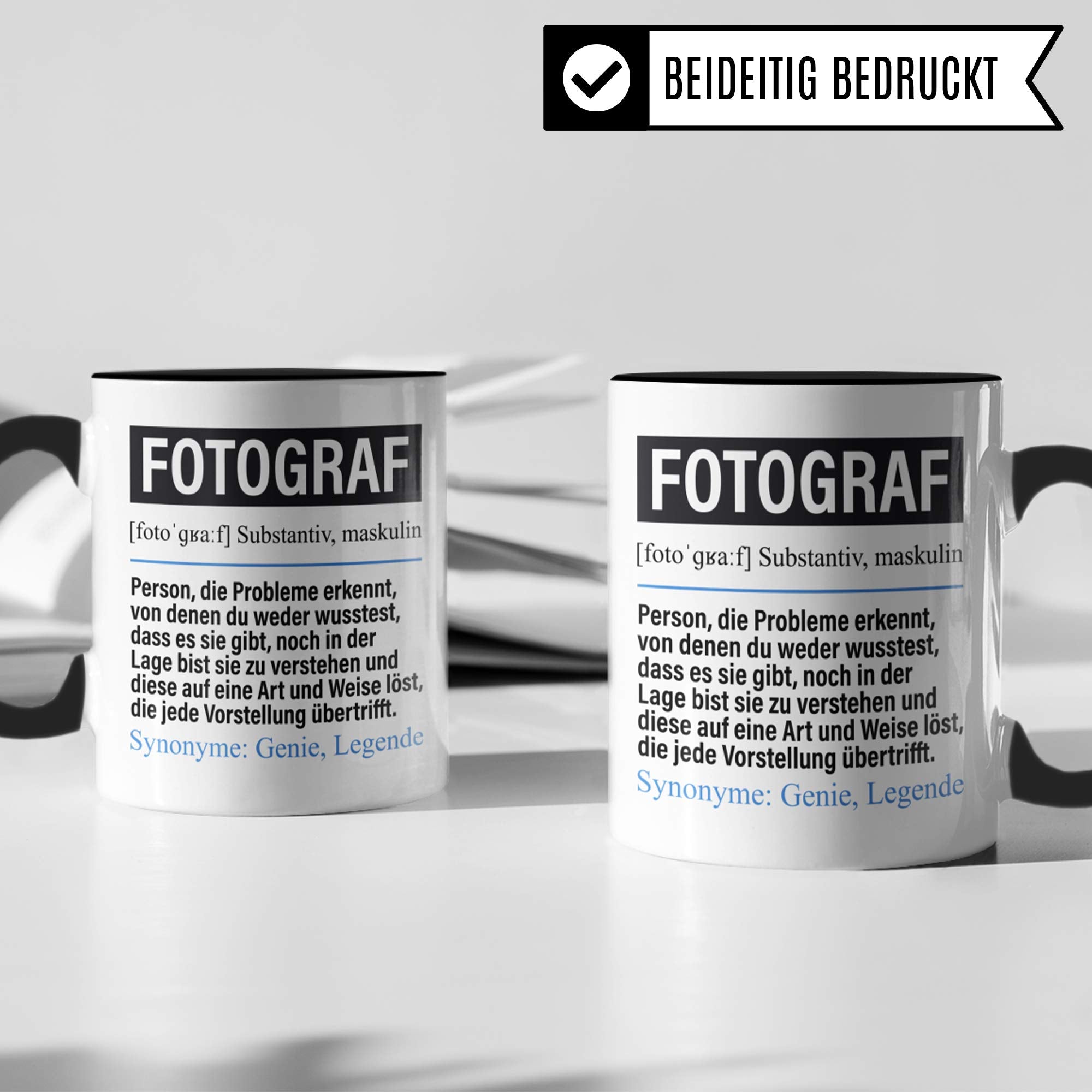 Pagma Druck Tasse Fotograf lustig, Fotograf Geschenk, Spruch Fotografie Kaffeebecher Geschenkidee, Kaffeetasse Beruf Fotografen Teetasse Becher