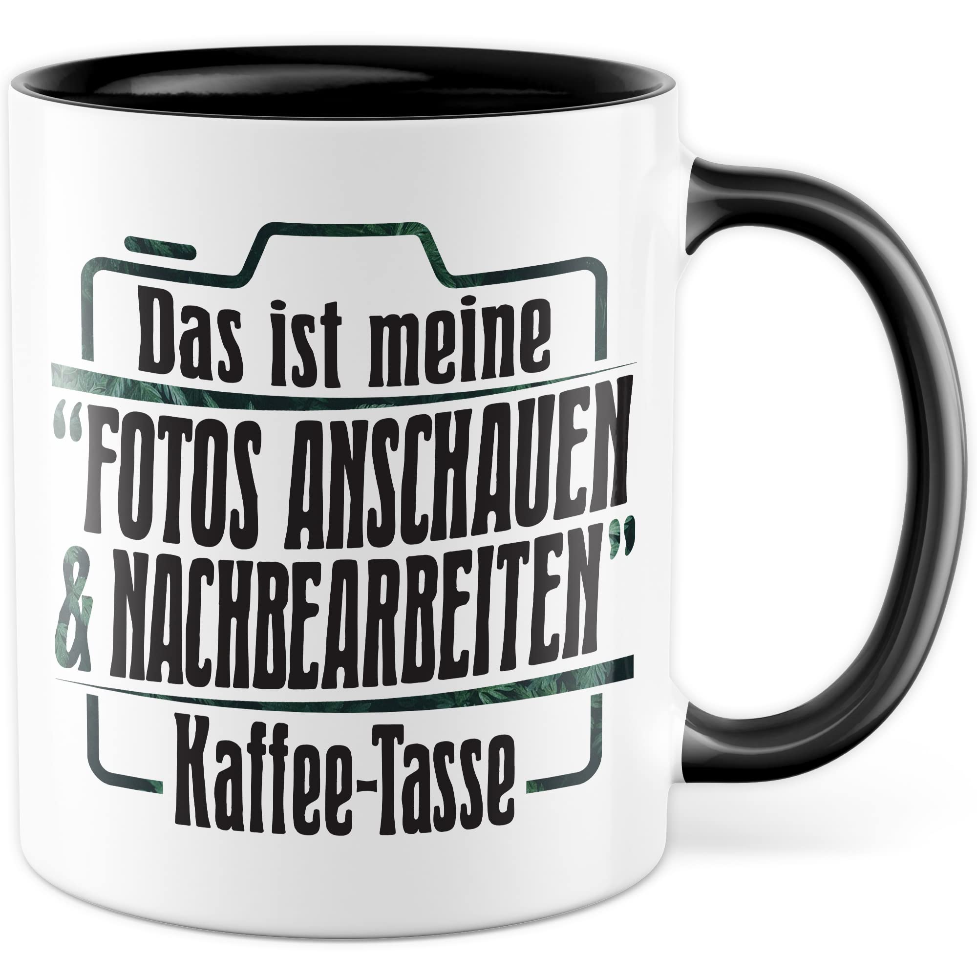 Tasse Fotograf Geschenk, Das ist meine "Fotos anschauen & nachbearbeiten" Kaffee-Tasse Geschenkidee Kaffee-Becher Tasse mit Spruch lustig Kameramann Kamera-Liebhaber