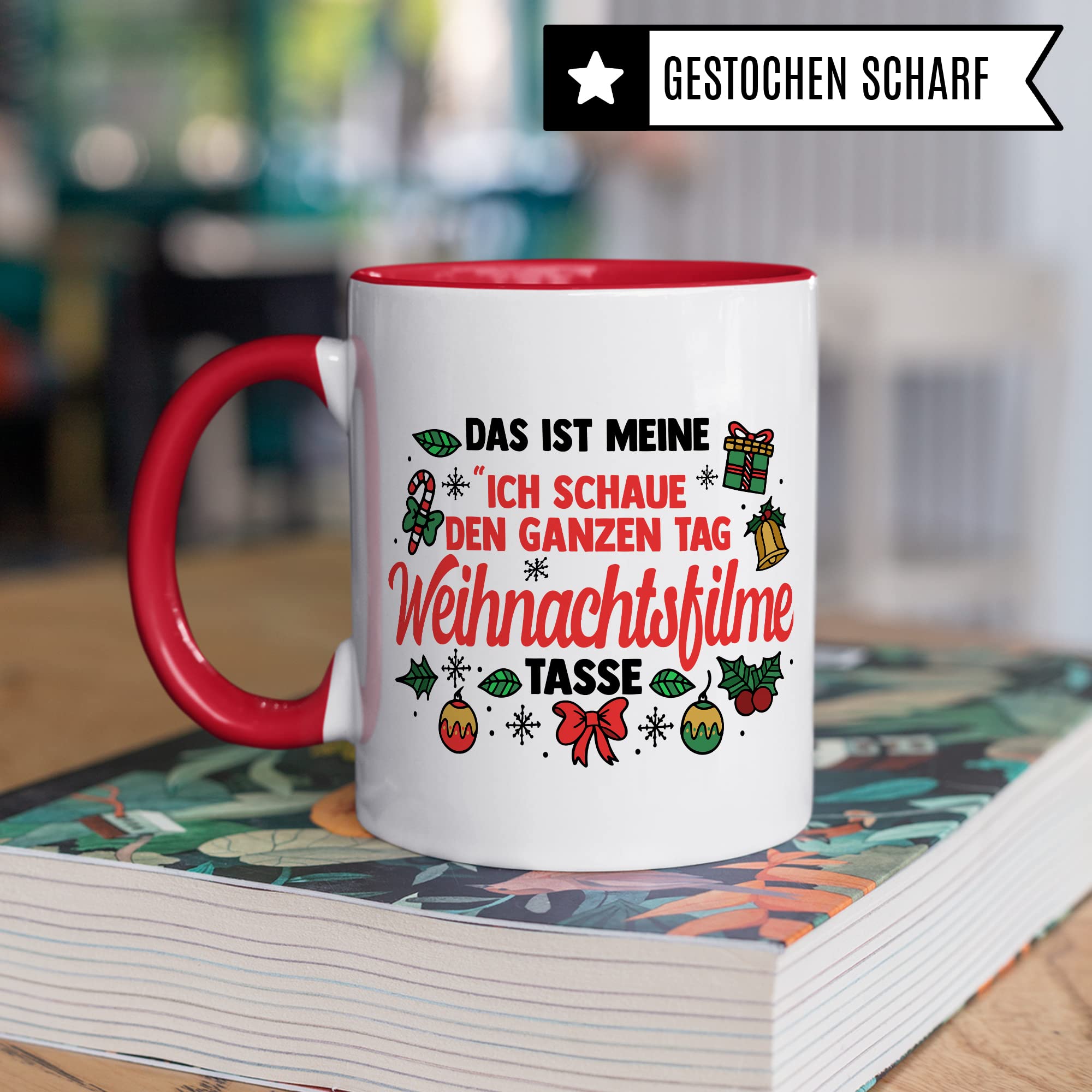 Weihnachten Tasse Weihnachts-Filme Kaffee-Becher Teetasse Christmas Glühweintasse Geschenk Geschenkidee Frohe Weihnachten Winter Kaffeetasse Fest Winter weihnachtlich X-Mas Advent Freundin Kollegin