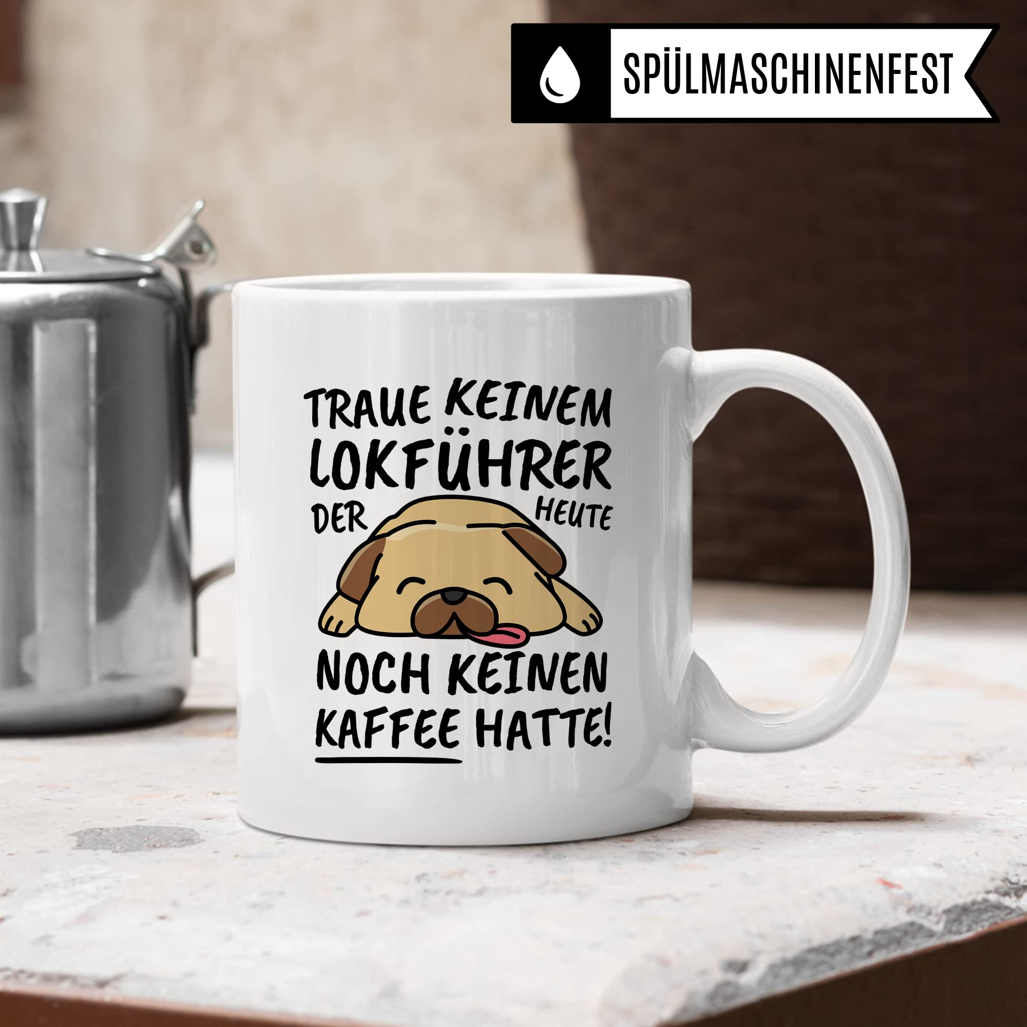 Tasse Lokführer lustig Lokführer Geschenk Beruf Spruch Kaffeebecher Lokführer Geschenkidee Triebfahrzeugführer Lokomotivführer Lokomotive Kaffee-Tasse Teetasse Becher