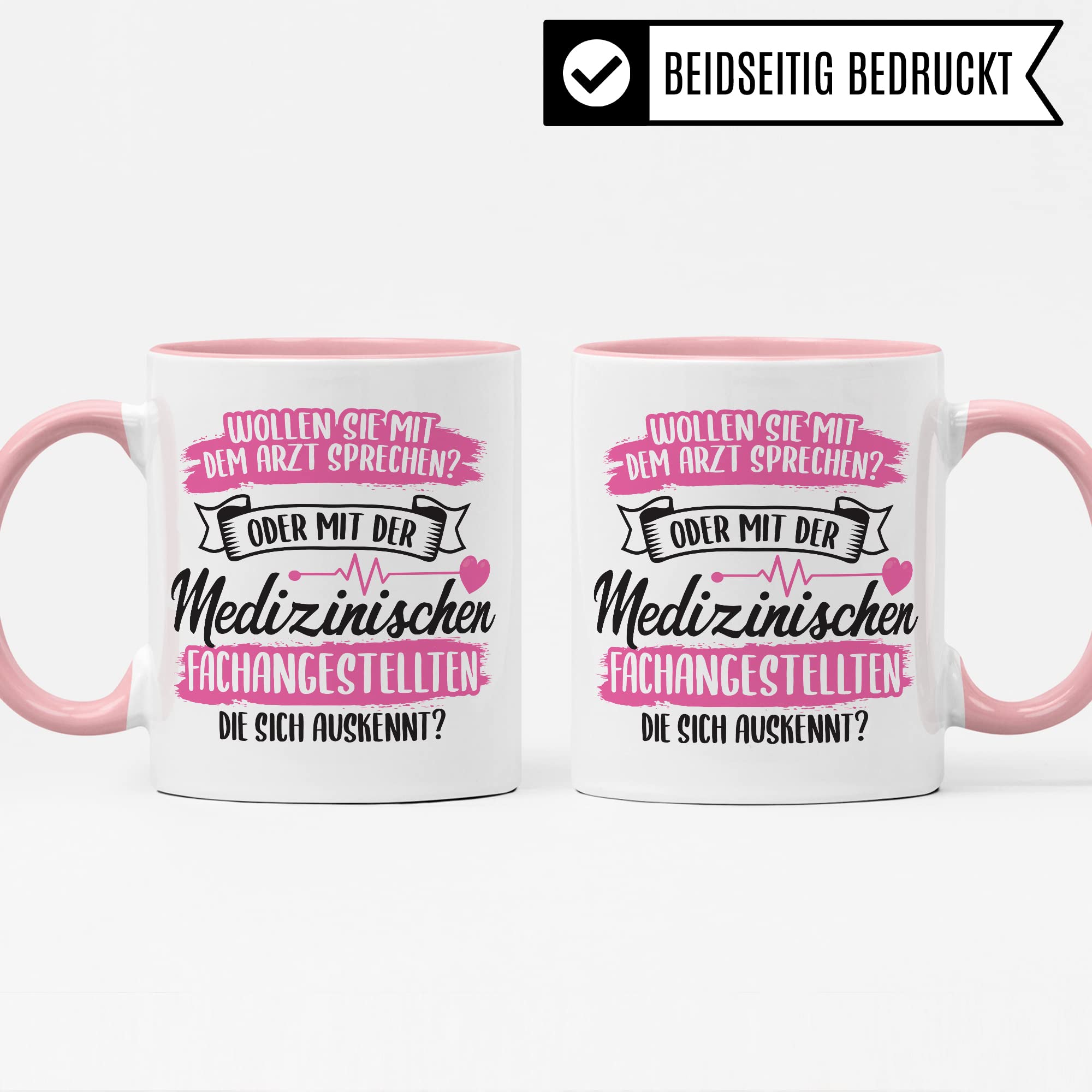 MFA Tasse - Geschenk für Medizinischen Fachangestellte die sich auskennt - Krankenschwester Arzthelferin Medizinische Fachangestellte Kaffee-Becher