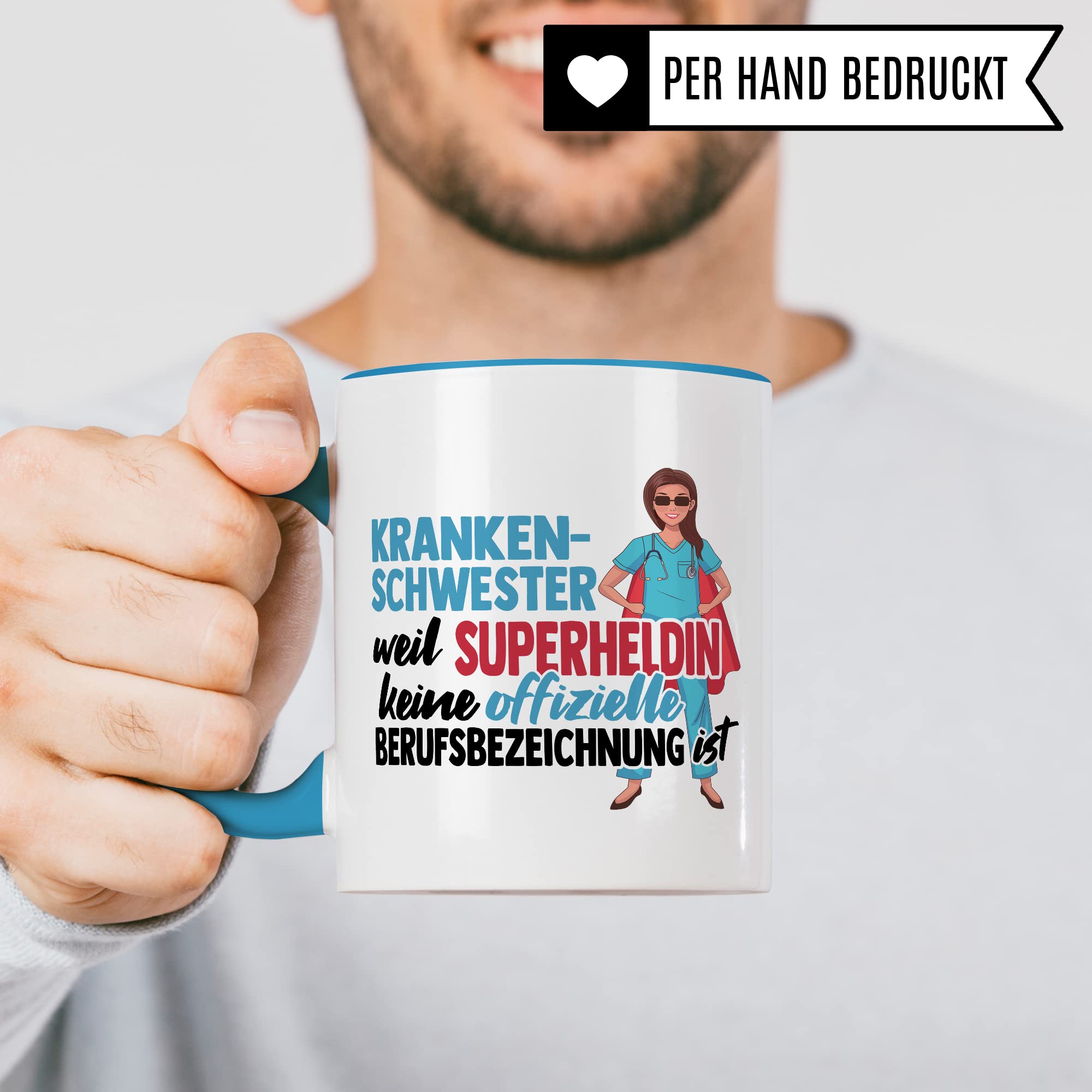 MFA Tasse, MFA - weil Superheldin keine offizielle Berufsbezeichnung ist, Krankenschwester Geschenk, Arzthelfer Tasse Medizinische Fachangestellte Arzthelferin Kaffee-Becher