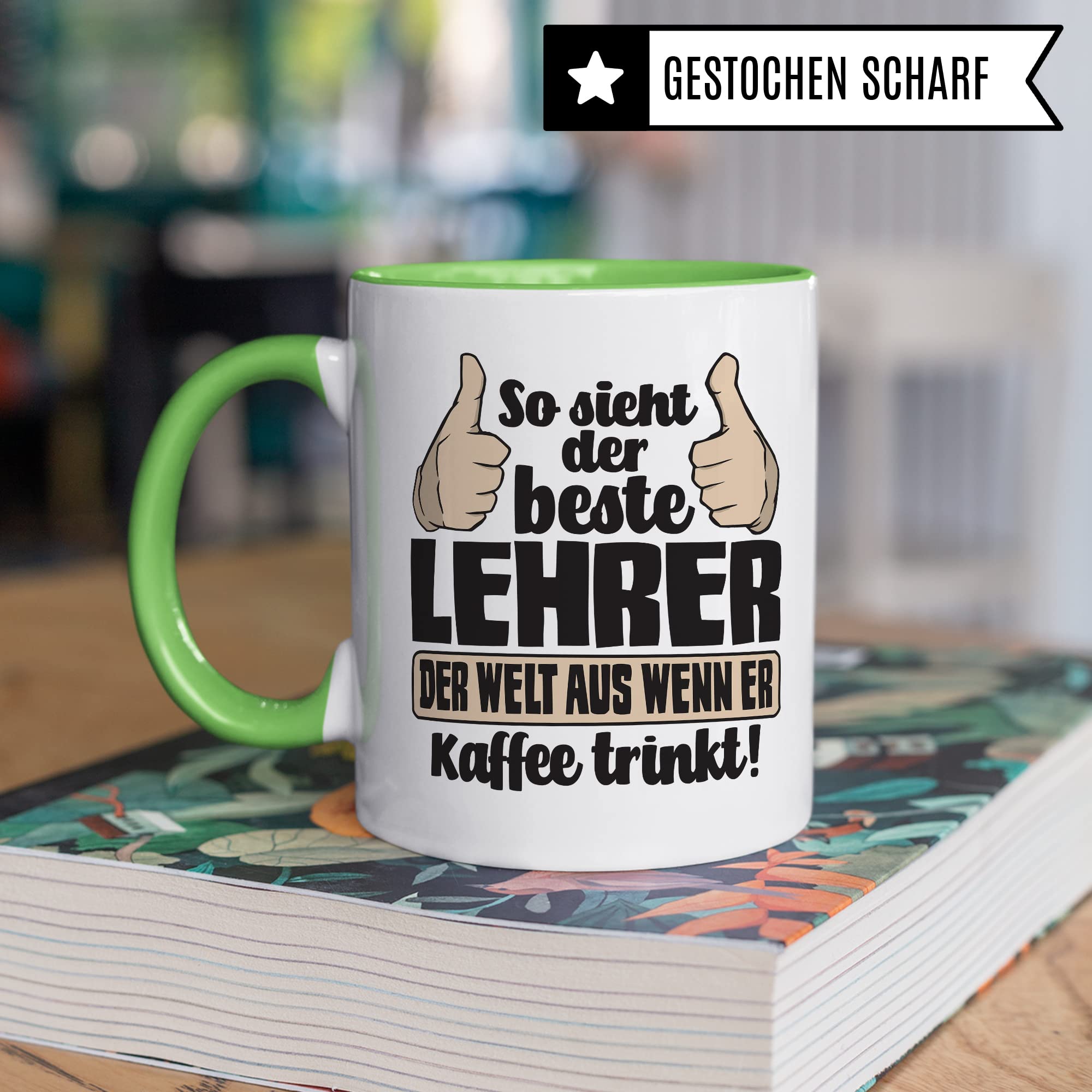 Lehrer Tasse mit Spruch lustig Kaffee-Tasse Lehrer Geschenkidee Lehrer Geschenk Grundschule Tasse Abschied Lehrer Abschiedsgeschenk Gymnasium Kaffee-Becher