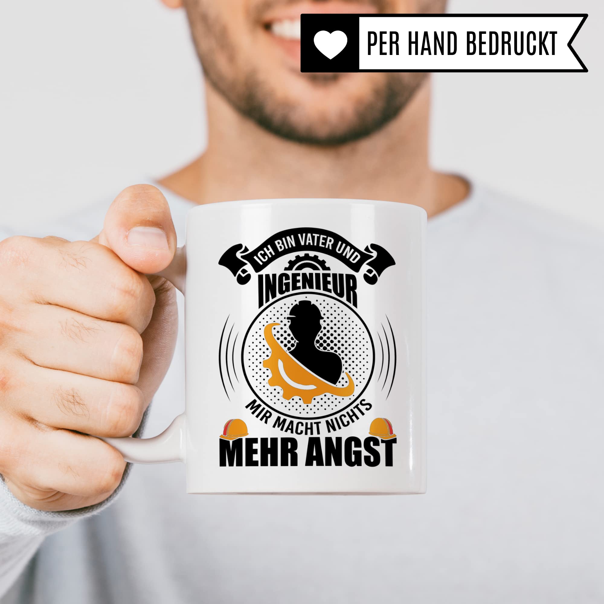 Ingenieur Tasse, Vater Geschenk lustig, Vatertag Geschenkidee, Papa Tasse mit Spruch lustig, Kollege Geschenk, Kaffeetasse Humor Witz Geschenk für Ingenieure, Kaffeebecher für Männer