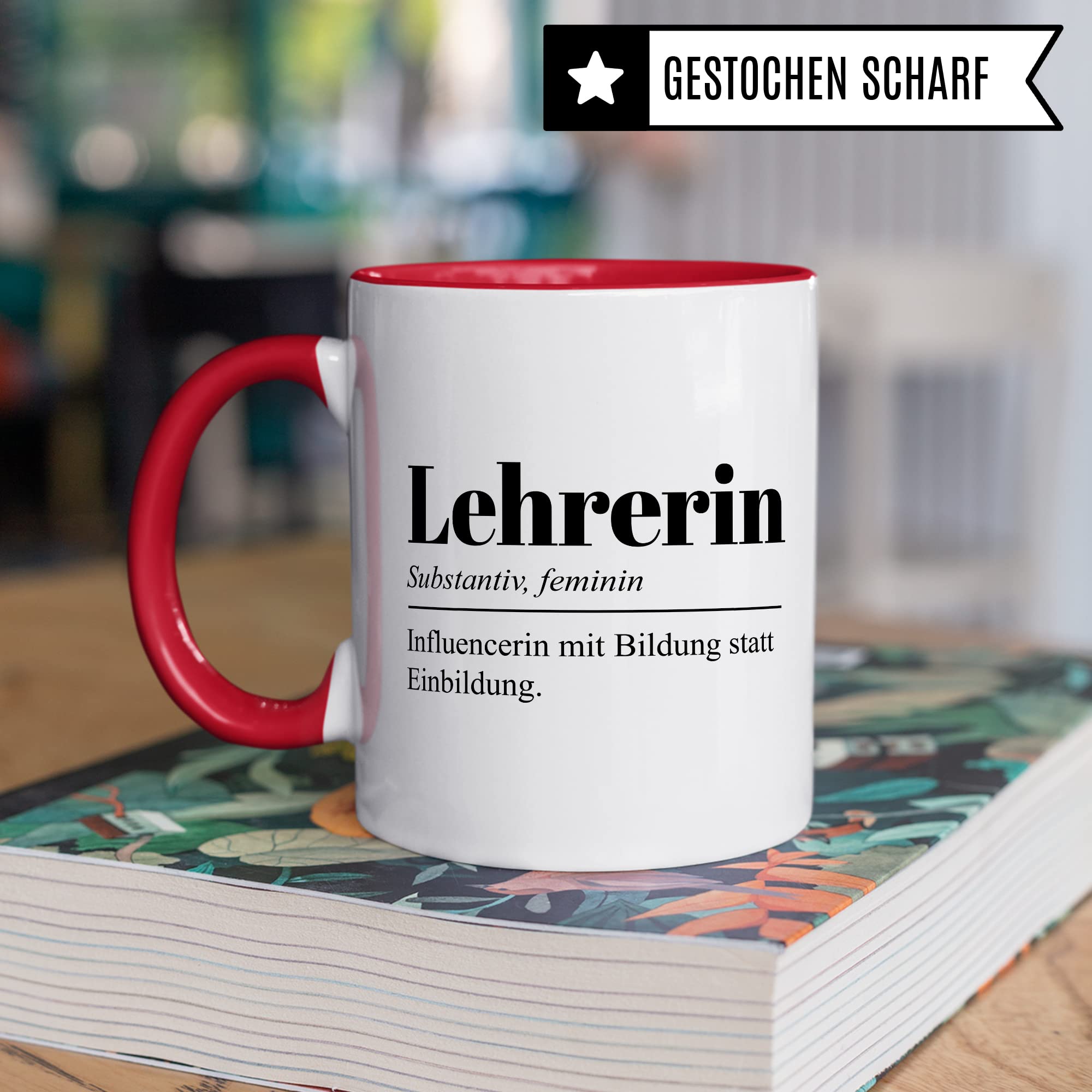 Tasse Lehrerin Geschenk lustig Kaffee-Tasse Kaffee-Becher Lehrerin Geschenkidee Grundschule Tasse Abschied Lehrerin Abschiedsgeschenk Gymnasium