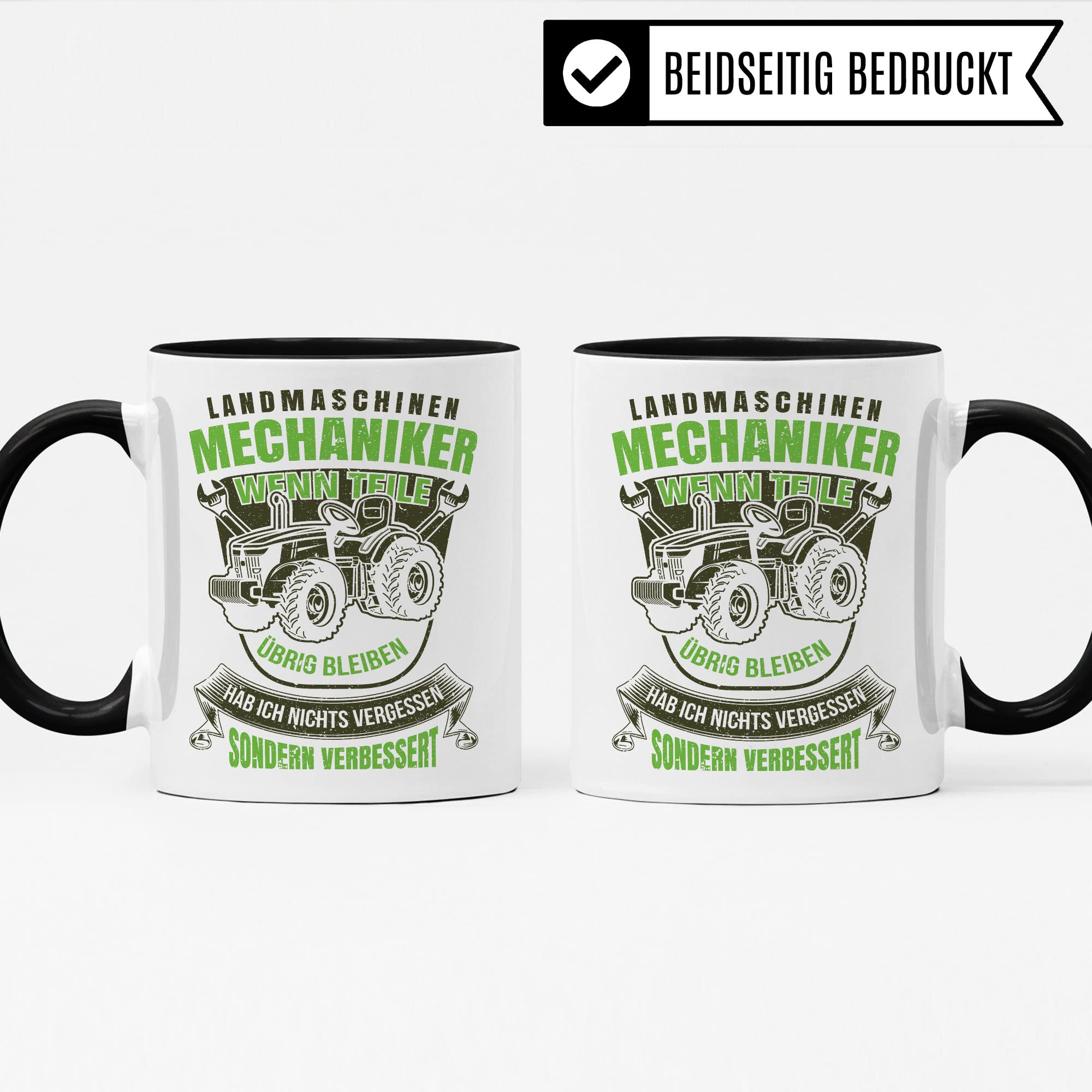 Mechaniker Tasse Geschenkidee Landmaschinen Kaffeetasse Humor Witz Geschenk für Kfz-Mechaniker Kaffeebecher Automechaniker Becher