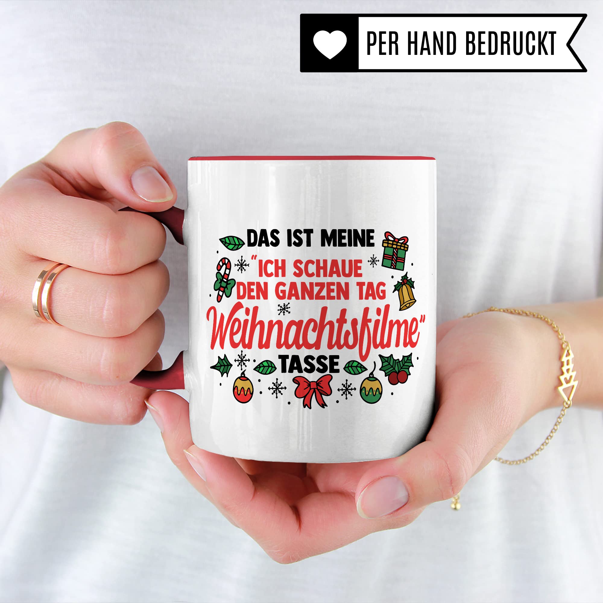 Weihnachten Tasse Weihnachts-Filme Kaffee-Becher Teetasse Christmas Glühweintasse Geschenk Geschenkidee Frohe Weihnachten Winter Kaffeetasse Fest Winter weihnachtlich X-Mas Advent Freundin Kollegin
