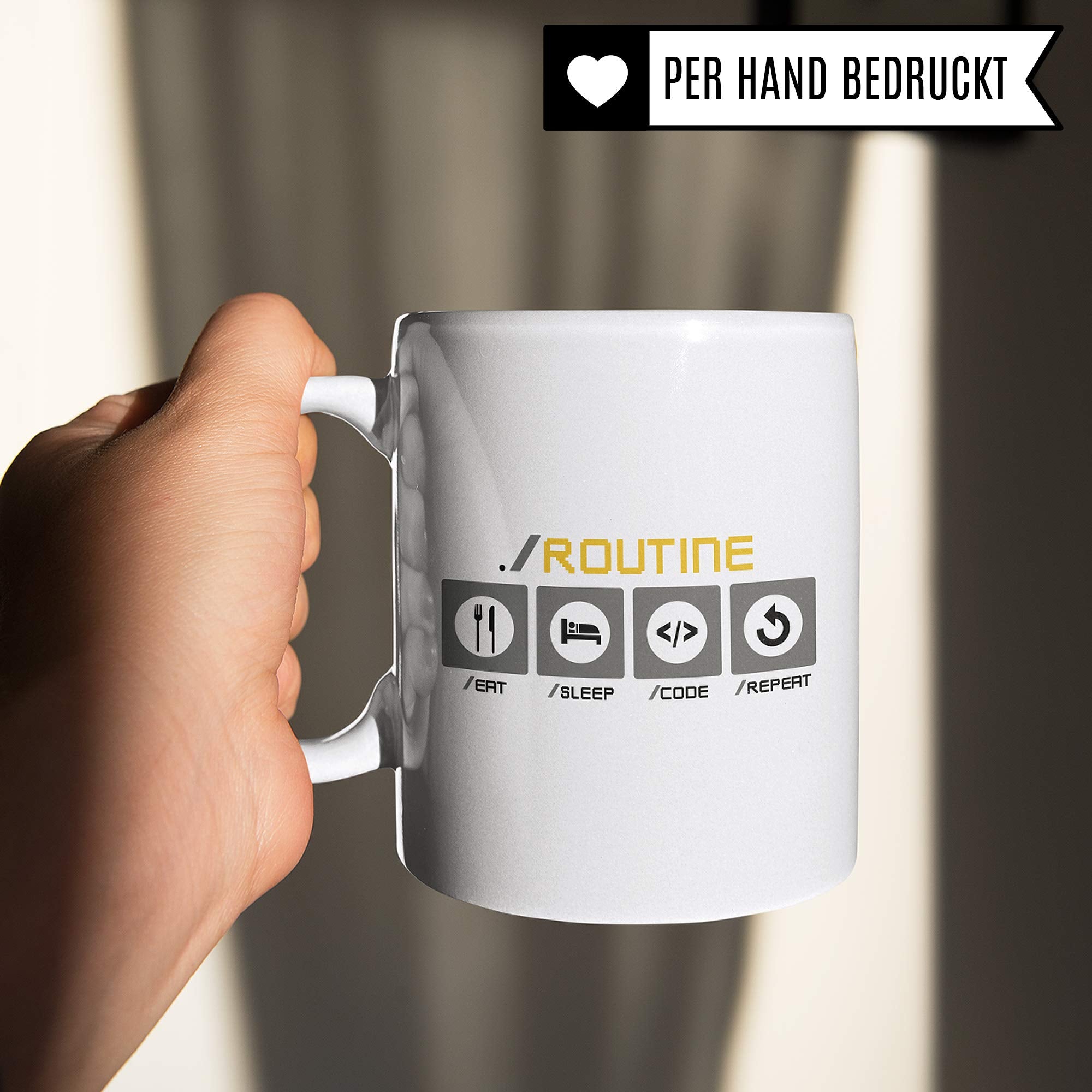 Pagma Druck Tasse Programmierer, Informatiker Geschenke IT, Becher Debugging Spruch Programmieren Informatik Geschenkidee, Entwickler Admin Coder Developer Programmer Kaffeetasse lustig