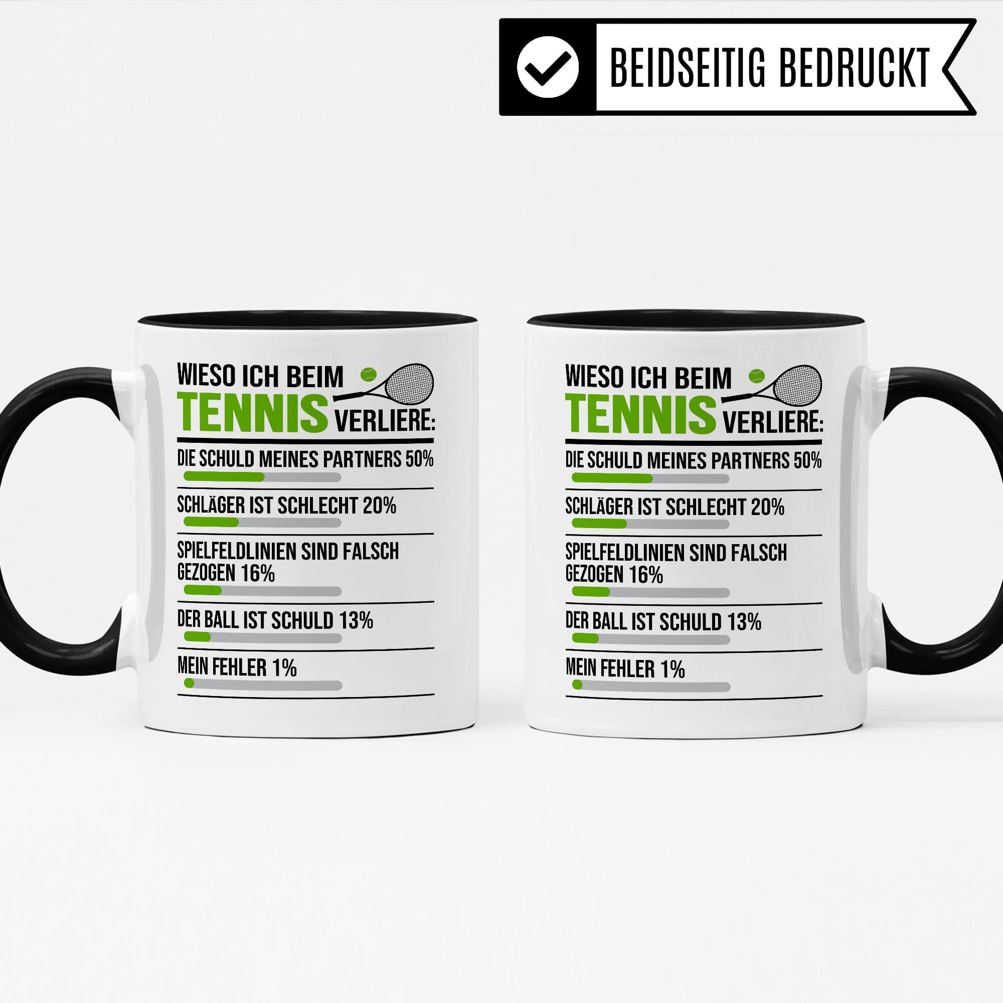 Tennis Tasse, Wieso Ich beim Tennis verliere Tennis-Spruch, Geschenk Tennisspieler Tennis-Spielerin, Tennisprofi Tennisliebhaber, Geschenkidee Kaffeetasse Kollegen Spielpartner