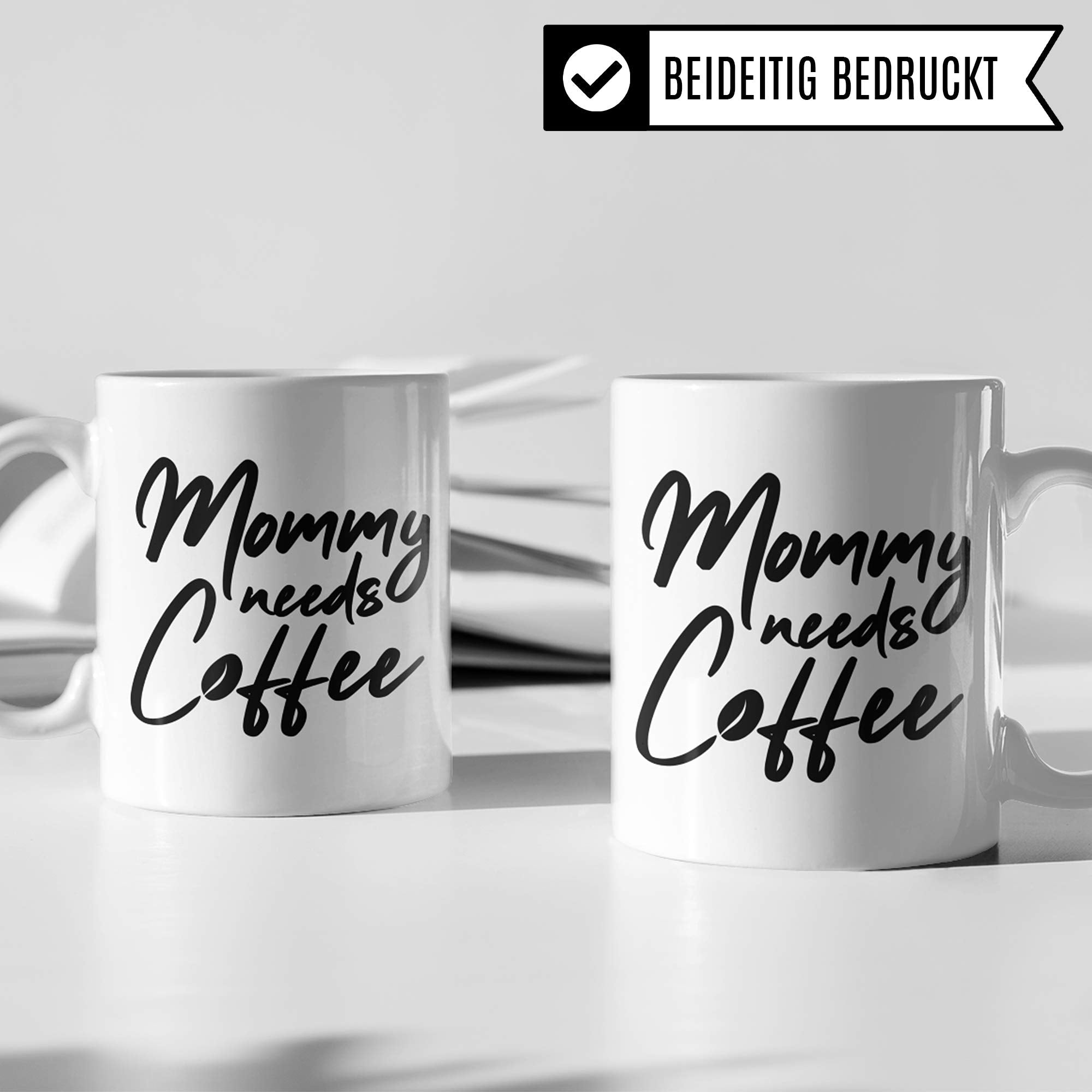 Pagma Druck Mama Kaffee Tasse lustig, Geschenk Kaffeetasse mit Sprüchen Mutter, Kaffeetrinker Geschenkidee Kaffeeliebhaber Spruch Witz Koffein Filterkaffee Spruch