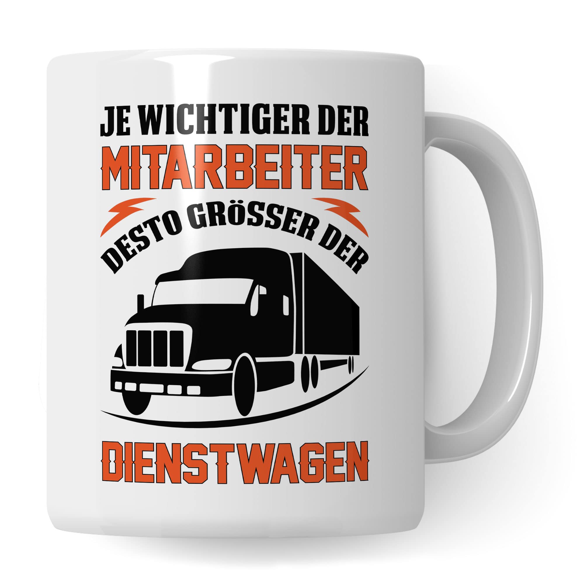 Tasse LKW Fahrer, Becher Fernfahrer Geschenk lustig, Kaffeetasse LKW-Fahrer Brummi Geschenkidee zum LKW Führerschein, Trucker LKW Fahrer Geschenke lustig