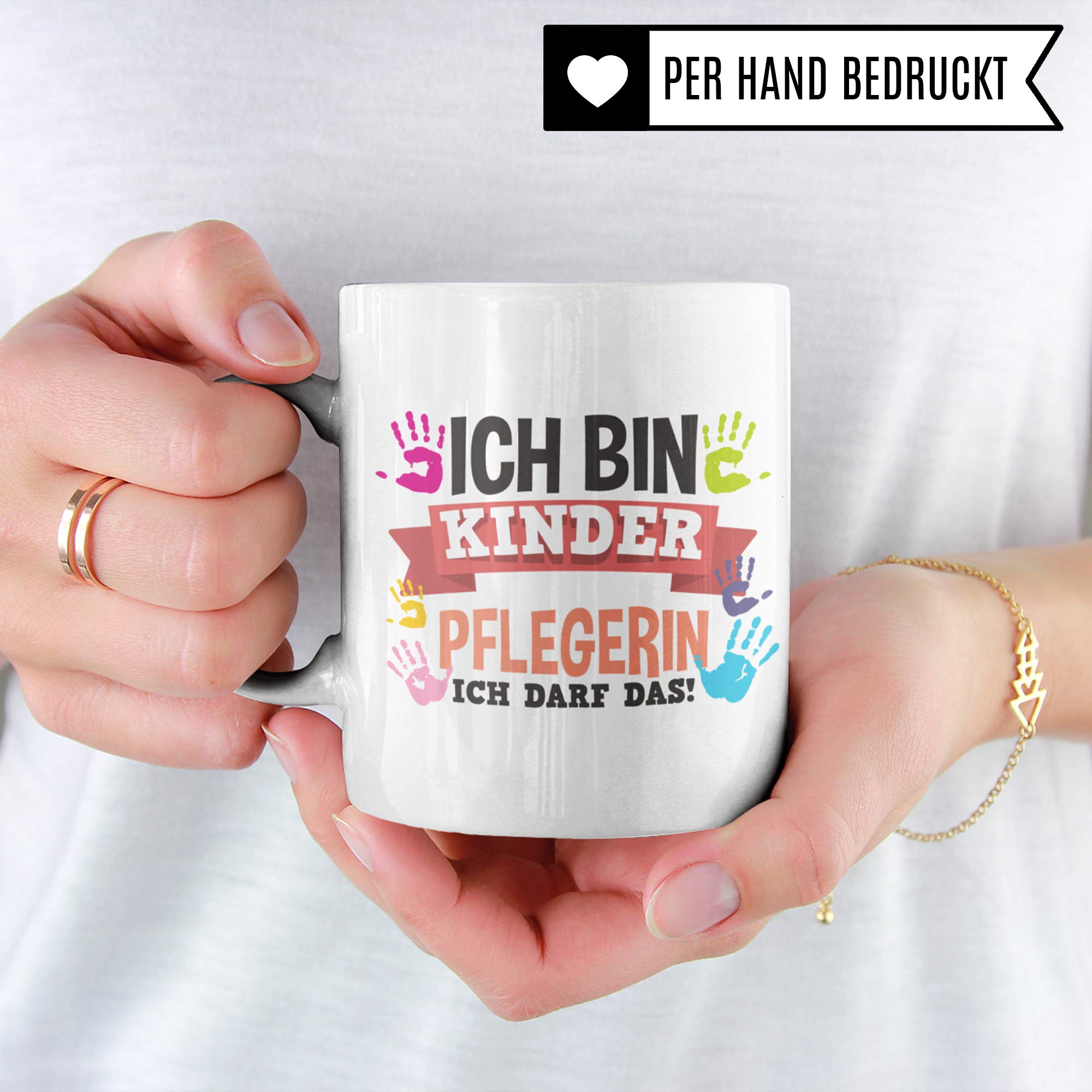 Pagma Druck Kinderpflegerin Tasse, Abschiedsgeschenk für Erzieherin, Abschied Kindergarten Kinderpflege Geschenk, Kita Geschenkidee Abschied Becher Kindergärtnerin Kaffeebecher, Kaffeetasse Erzieher