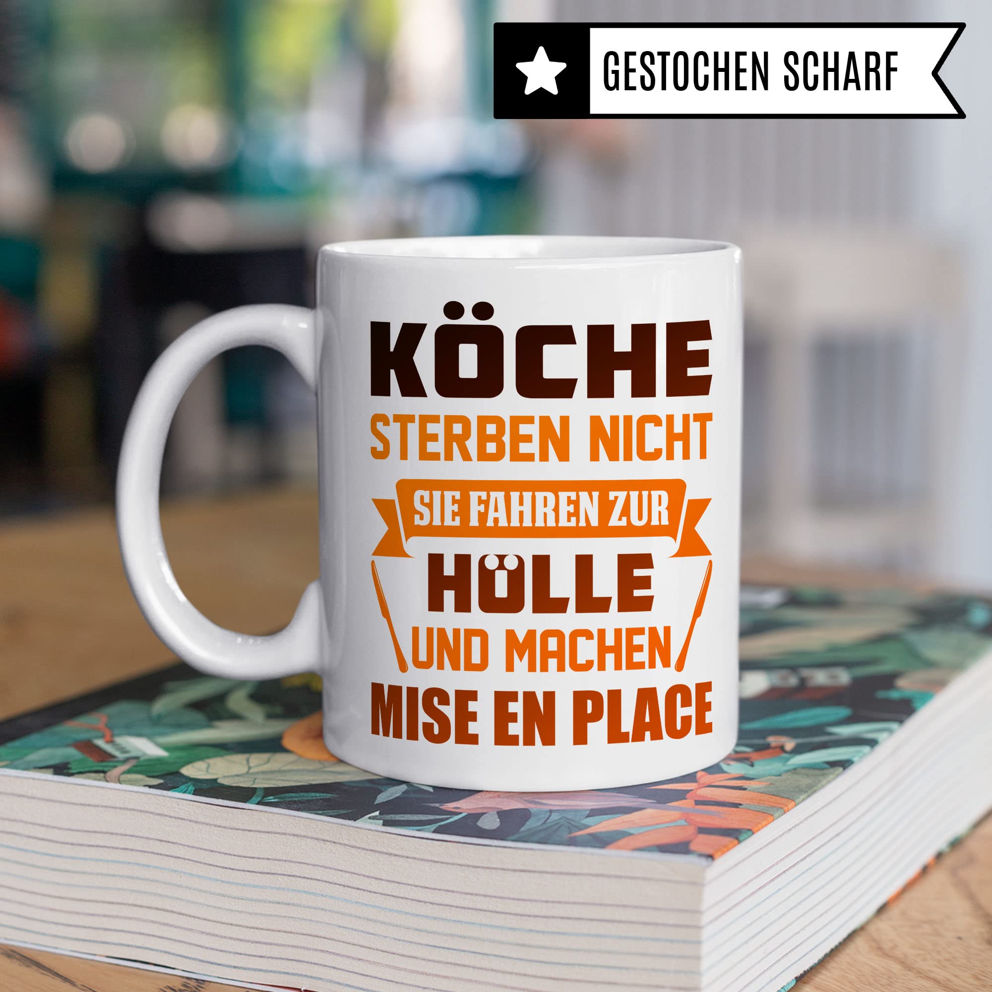 Koch Tasse, Hobbykoch Geschenkidee, Küchenchef Teetasse, Chef Becher, Kaffeetasse Humor Witz Geschenk für Köche, Küche Kaffeebecher