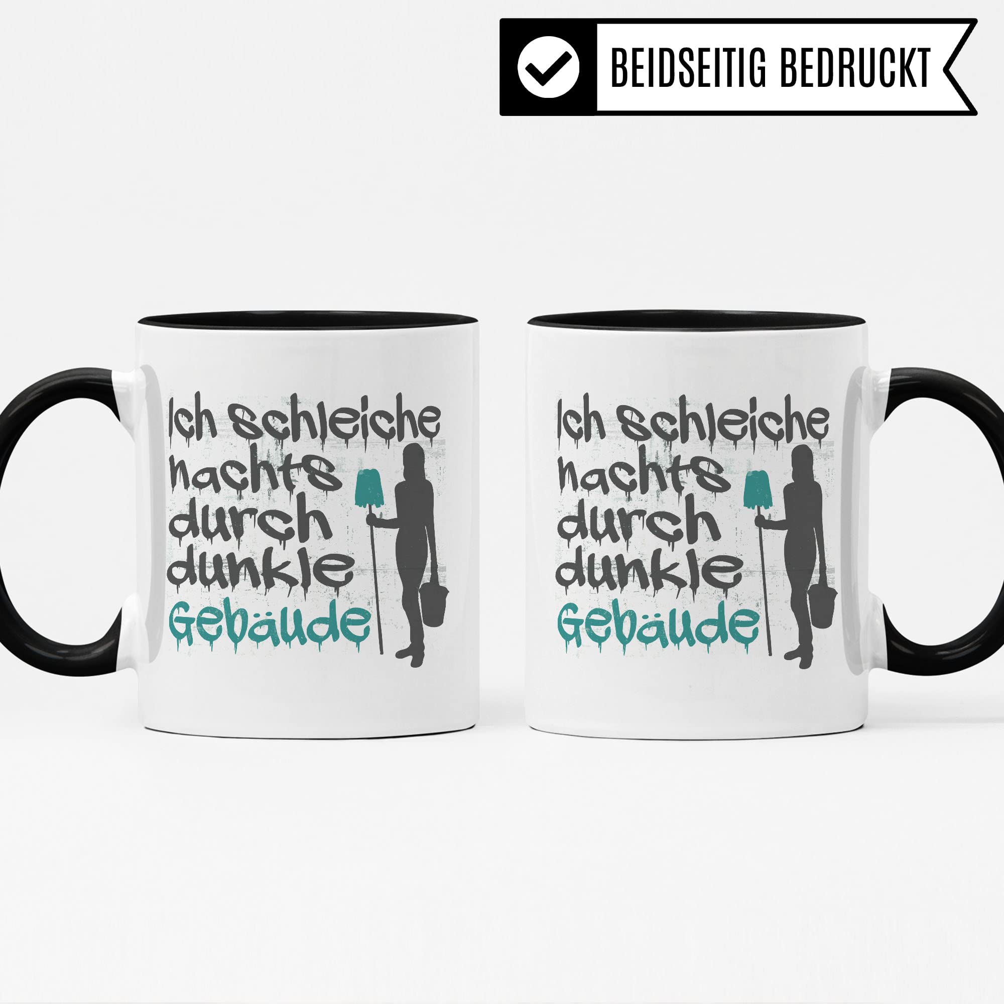 Putzkraft Tasse Geschenkidee Reinigungskraft Kaffeetasse Humor Witz Geschenk für Hausmeister Kaffeebecher Gebäudereiniger Becher