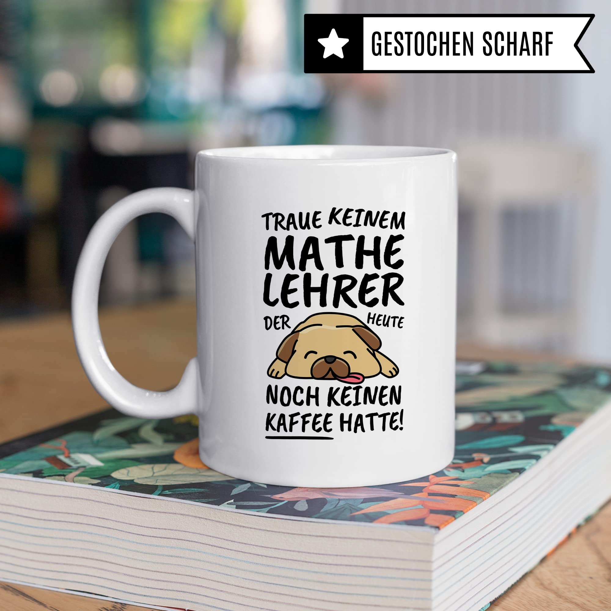 Tasse Mathelehrer lustig Mathelehrer Geschenk Beruf Spruch Kaffeebecher Mathelehrer Geschenkidee Schule Unterricht Lehrender Lehrer Mathematik Mathe Kaffee-Tasse Teetasse Becher