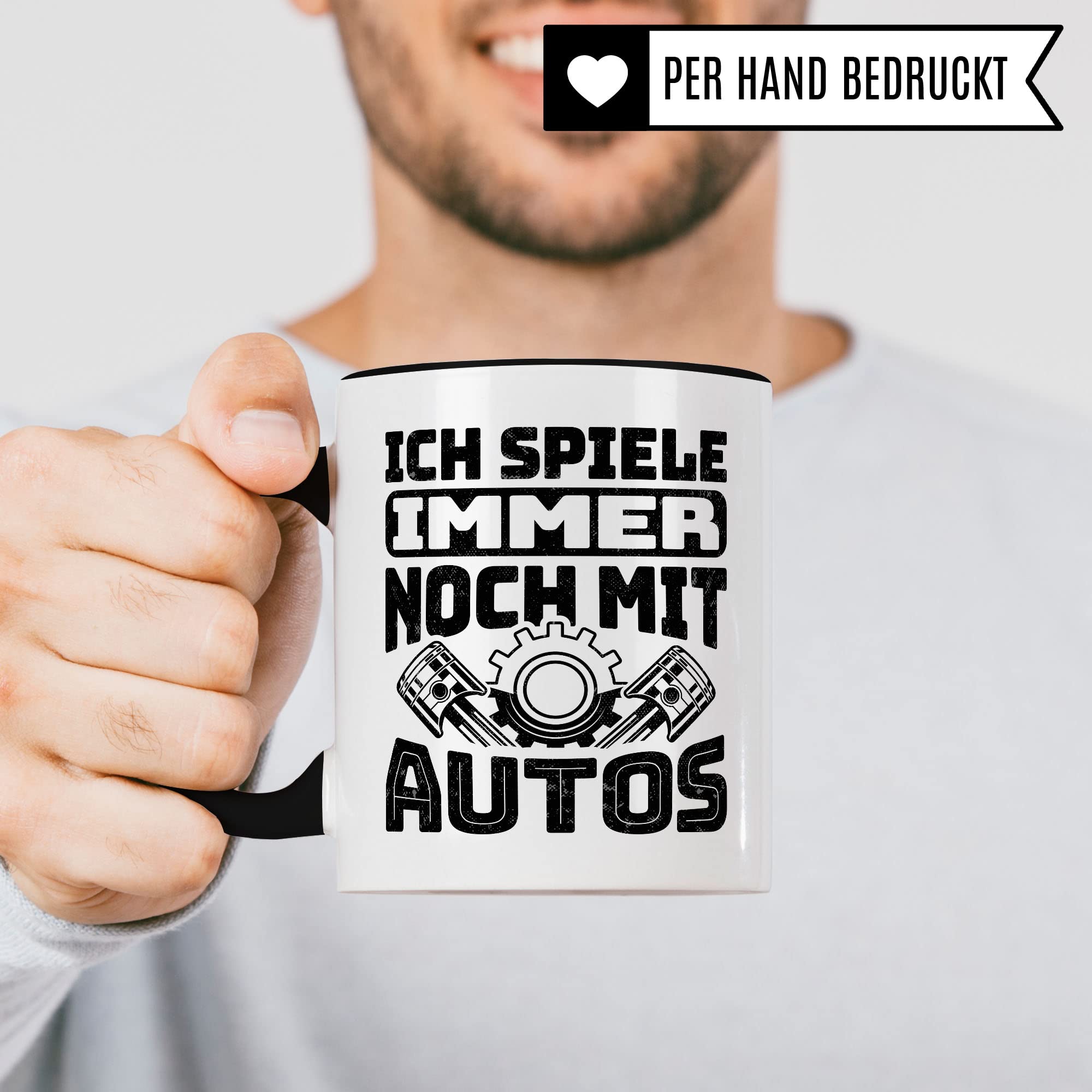Autoschrauber Tasse Geschenkidee Kaffeetasse Humor Witz Geschenk für Kfz Mechaniker Kaffeebecher Auto Becher
