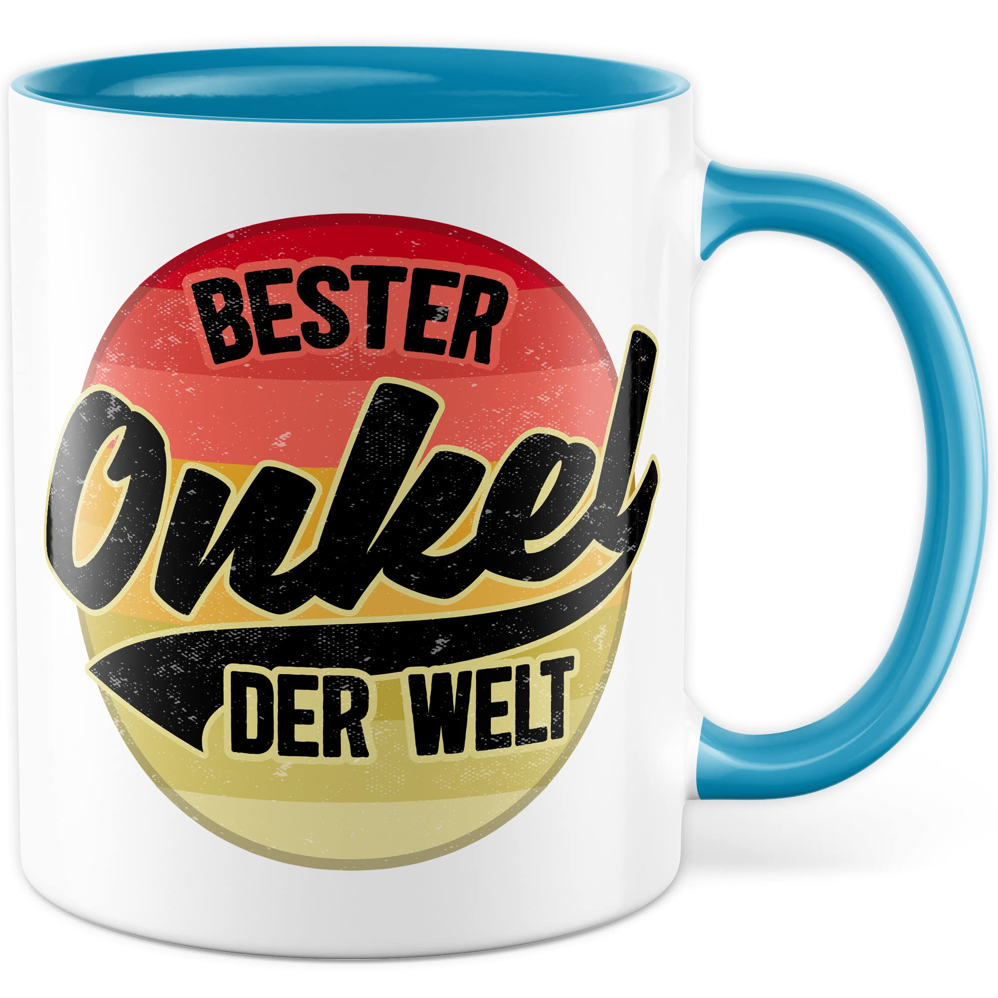 Onkel Tasse Geschenk lustig Bruder Kaffeetasse Nichte Kaffee-Becher Neffe Geschenkidee Familie Humor Geschwister Patenonkel Pate Patenkind Bester Onkel der Welt Spruch