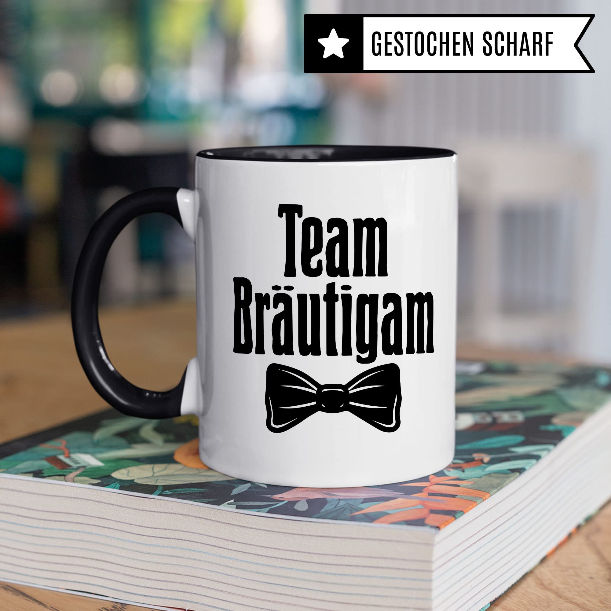 Trauzeuge fragen Team Bräutigam Motiv Geschenk Freund Trauzeuge süßes Motiv schöne Geschenkidee Kaffeetasse Teebecher Hochzeit Trauung Kaffee-Becher